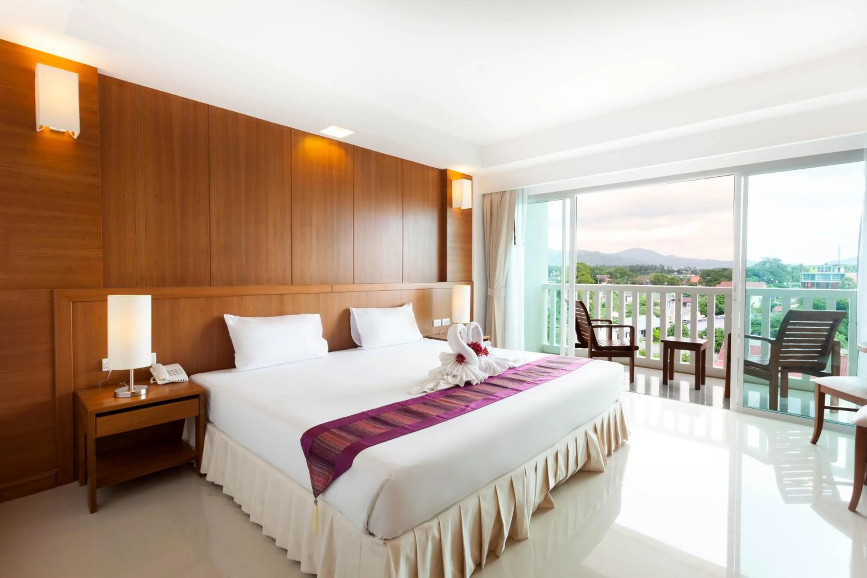 Property building, Bed in Rawai Princess Hotel
