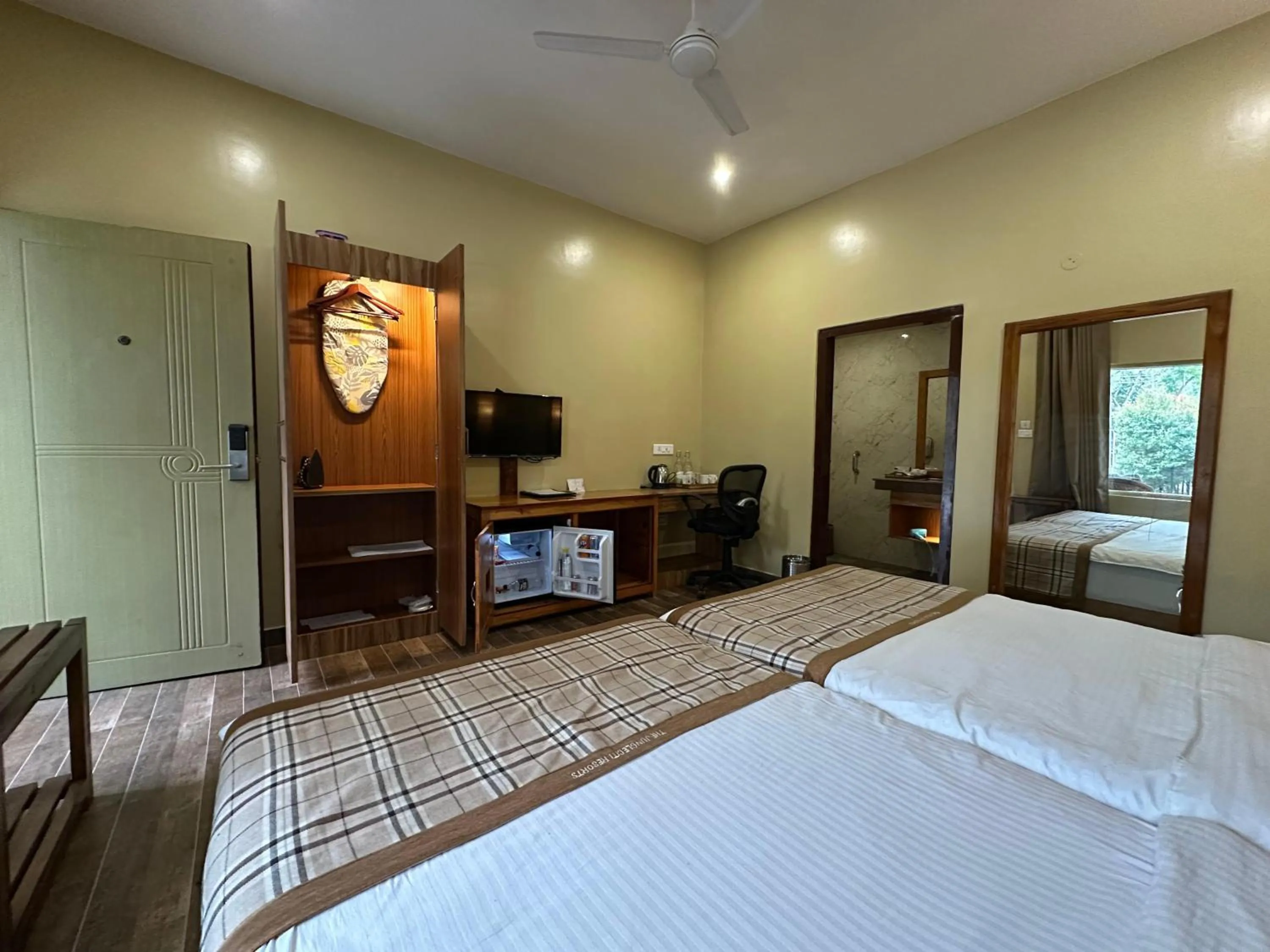 Photo of the whole room in Jungleciti House, Kaziranga National Park