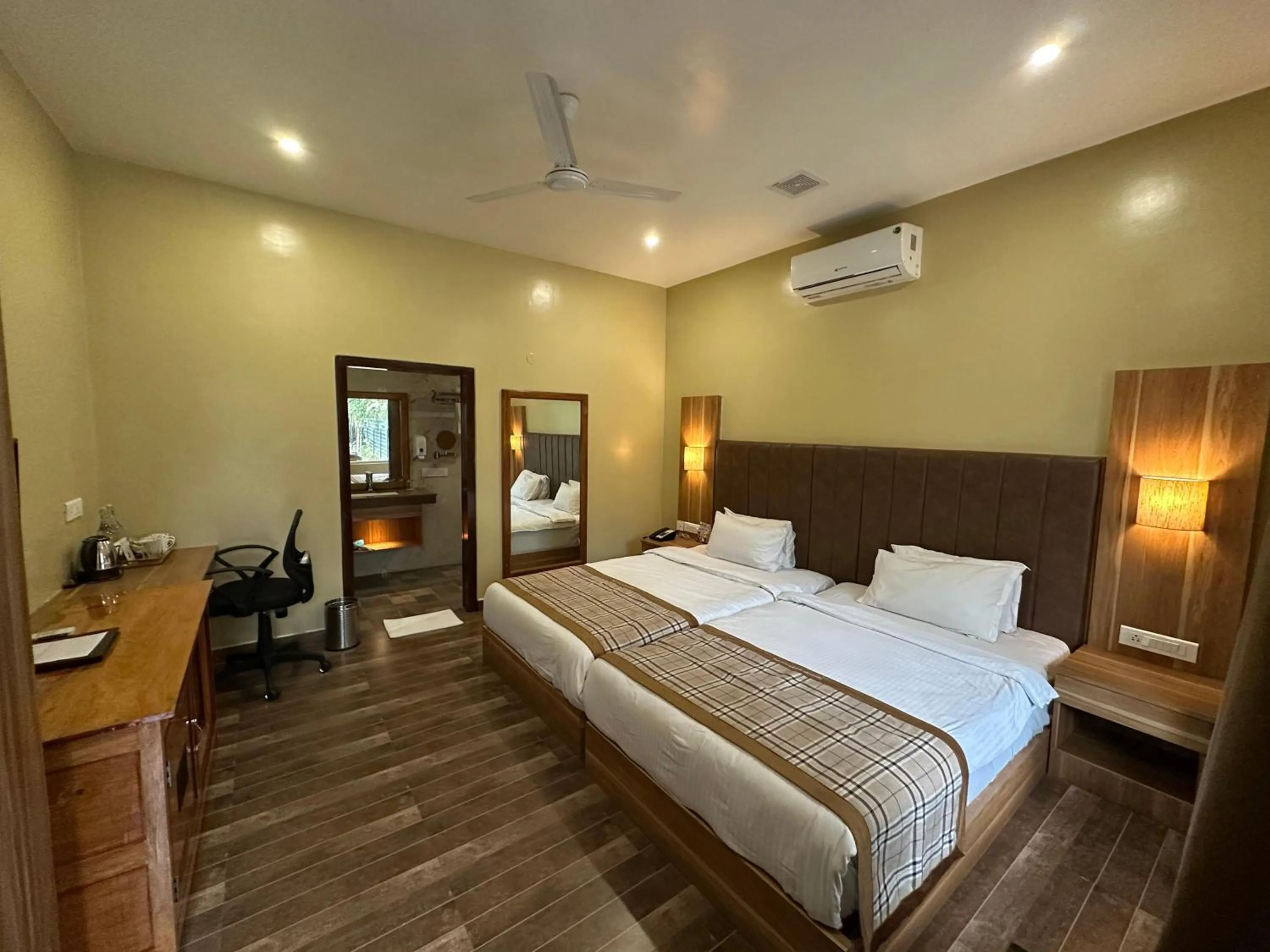 Photo of the whole room in Jungleciti House, Kaziranga National Park