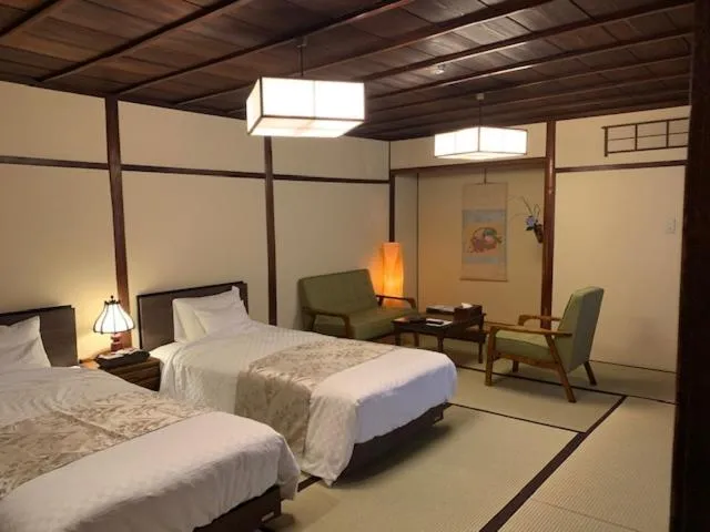 Bed in Yoshii Ryokan