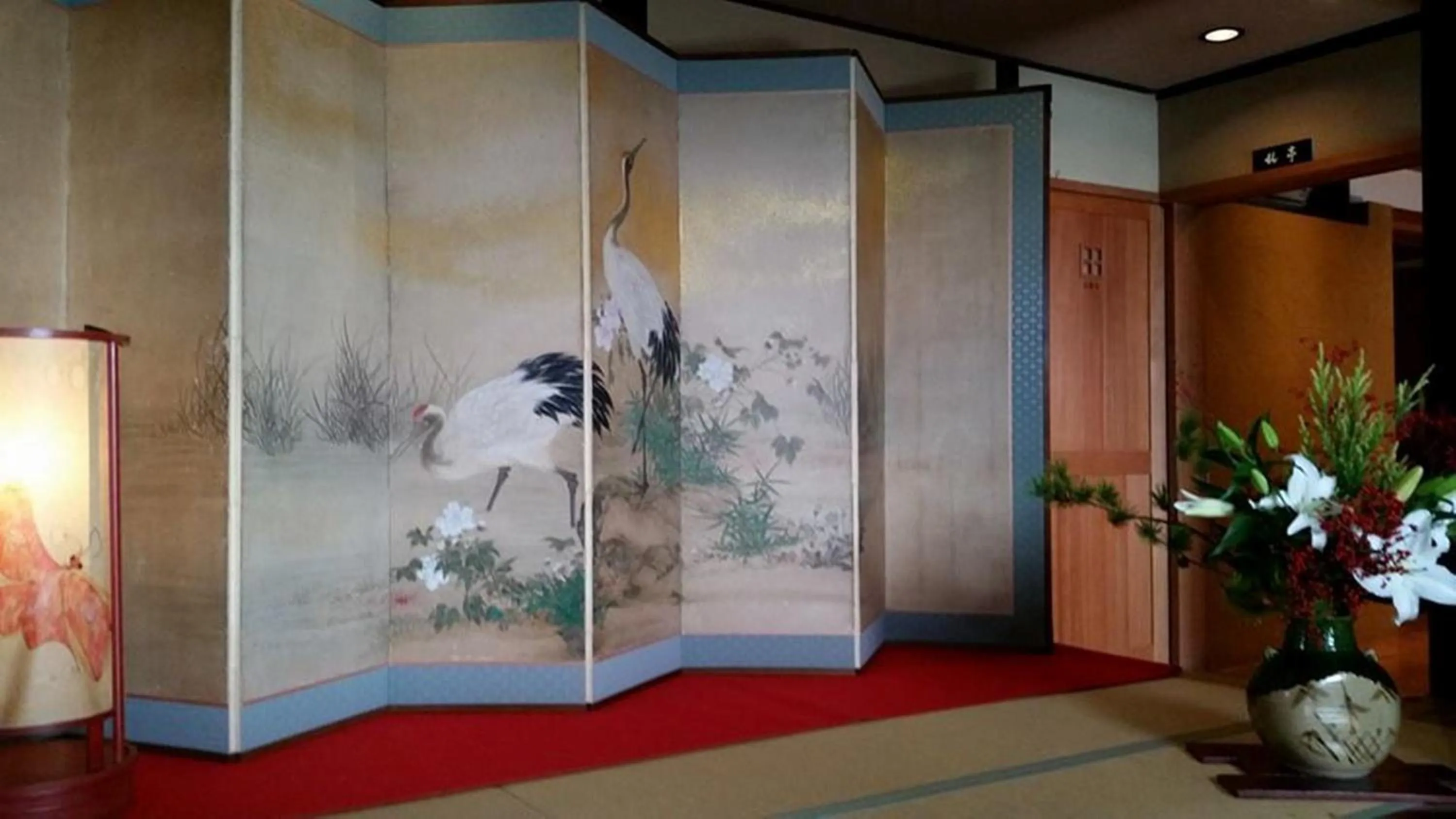 Decorative detail in Yoshii Ryokan