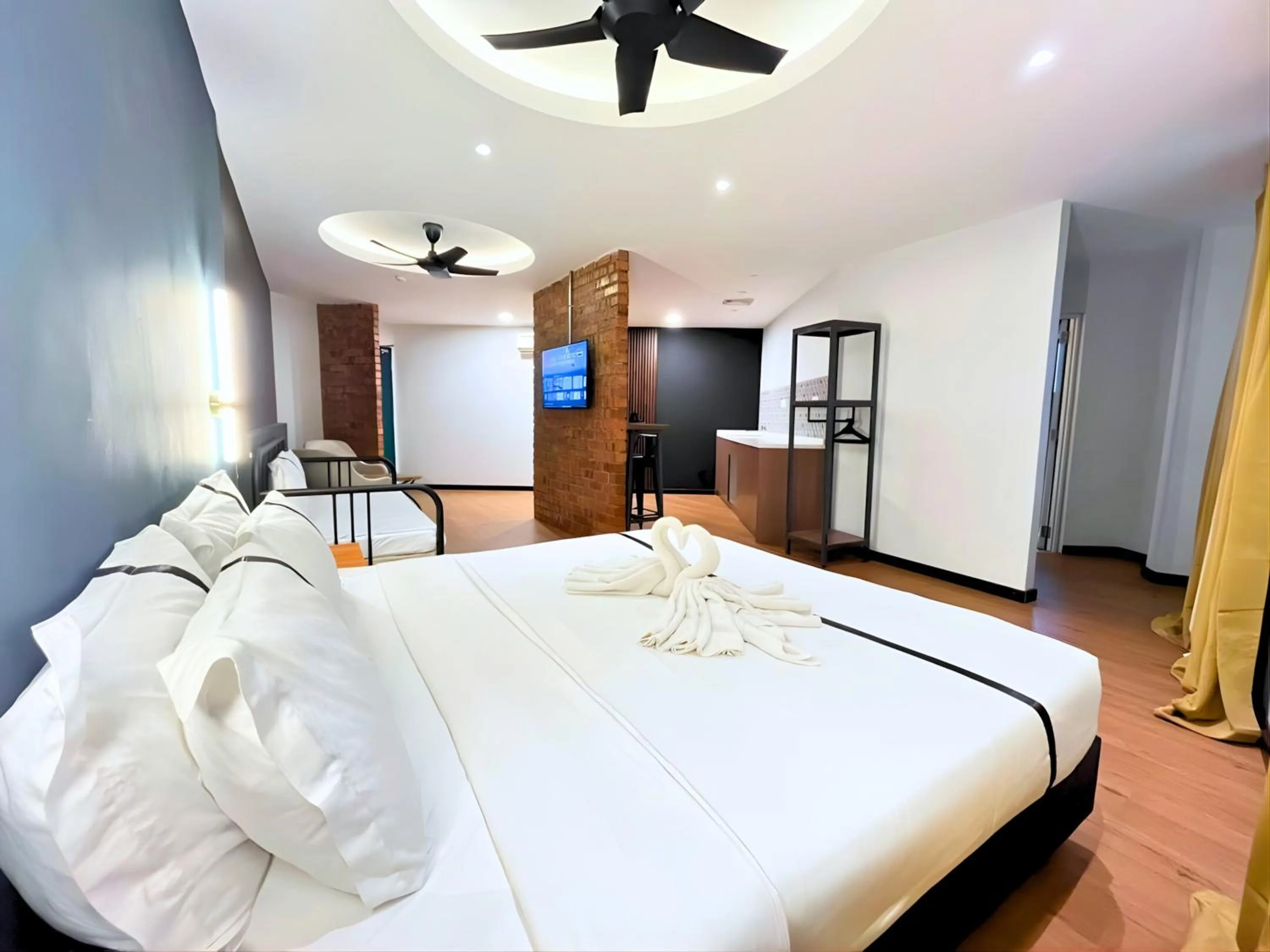 Bedroom, Bed in Sky Hotel Cheras Maluri