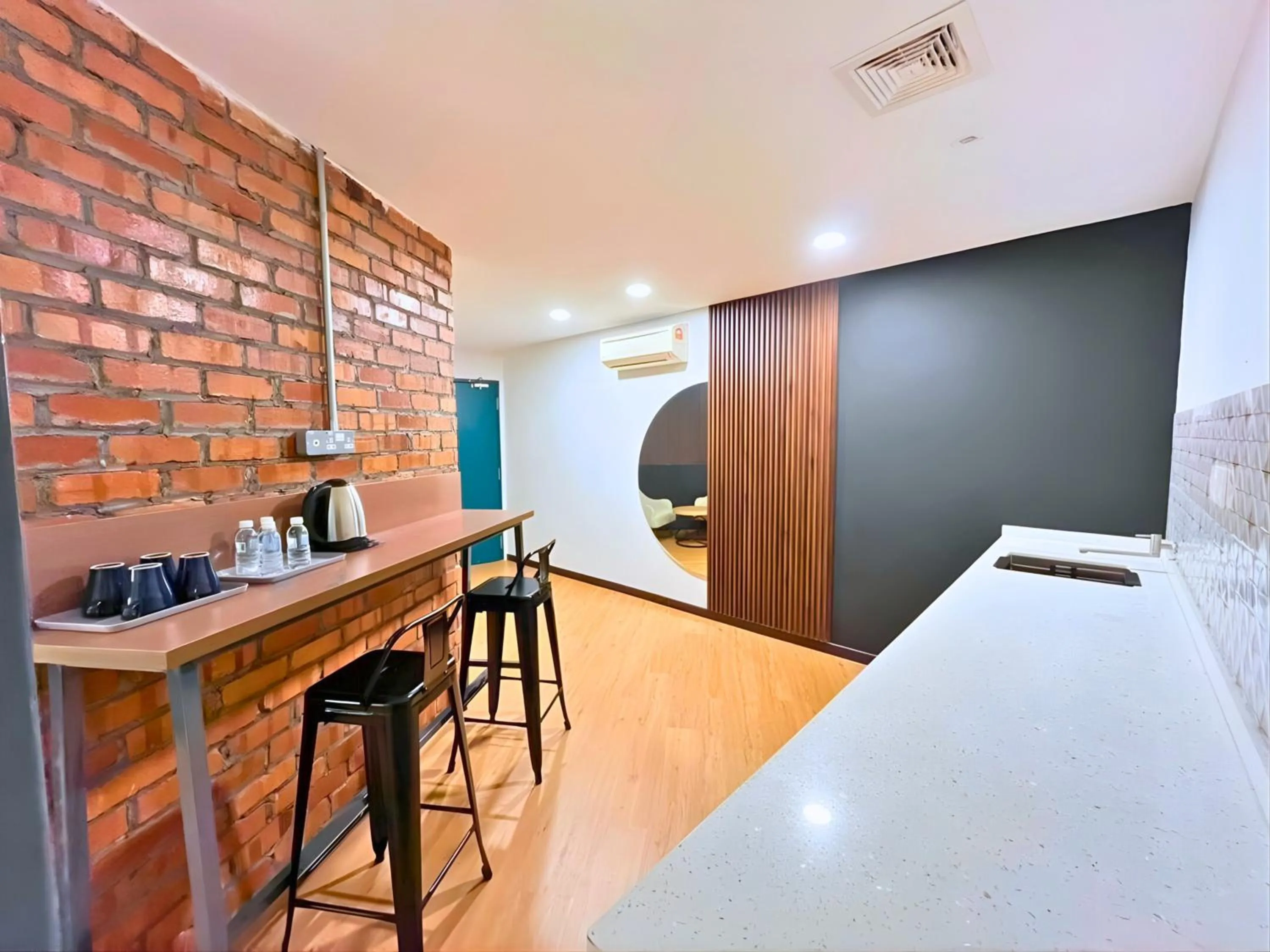 Kitchen or kitchenette in Sky Hotel Cheras Maluri