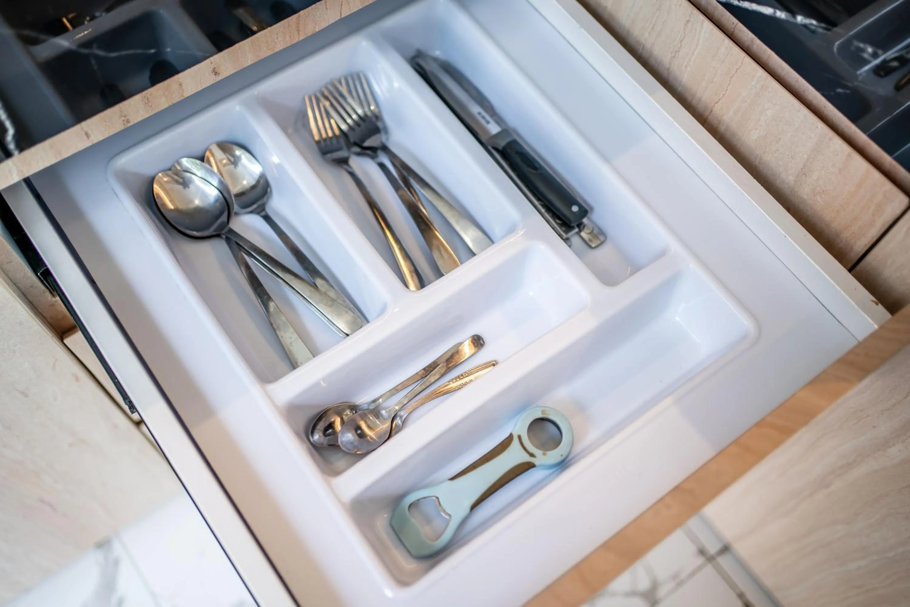 kitchen in Dikubu Bali Villa and Suites