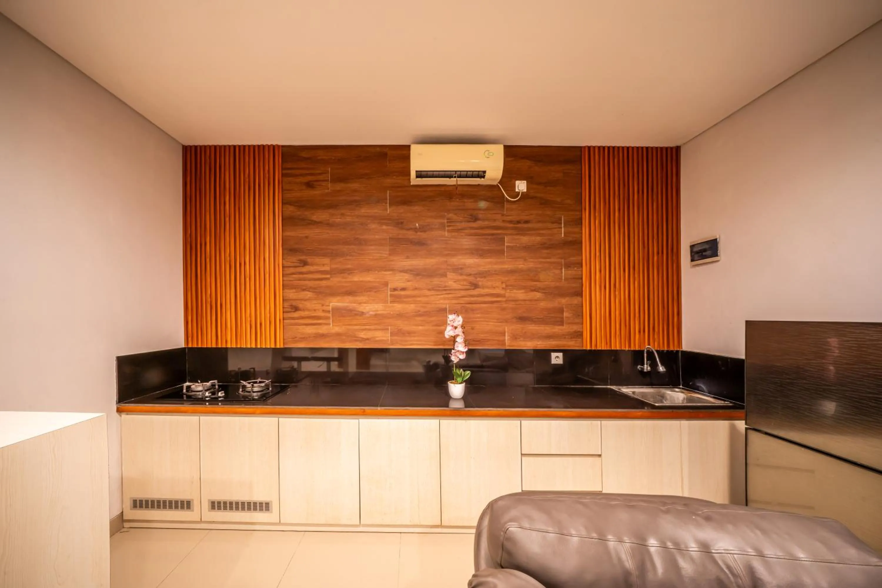 Kitchen or kitchenette in Dikubu Bali Villa and Suites