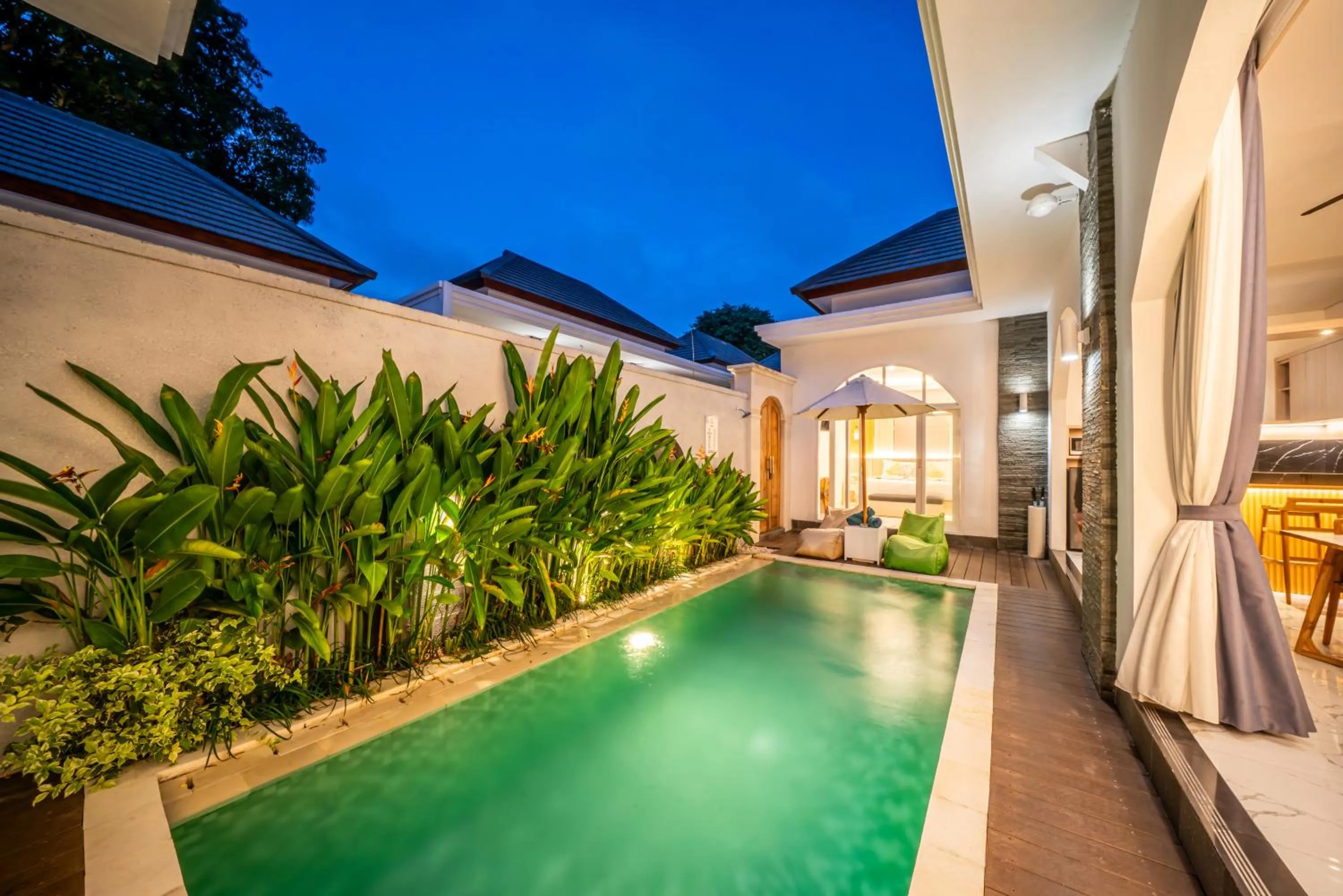 Swimming pool in Dikubu Bali Villa and Suites