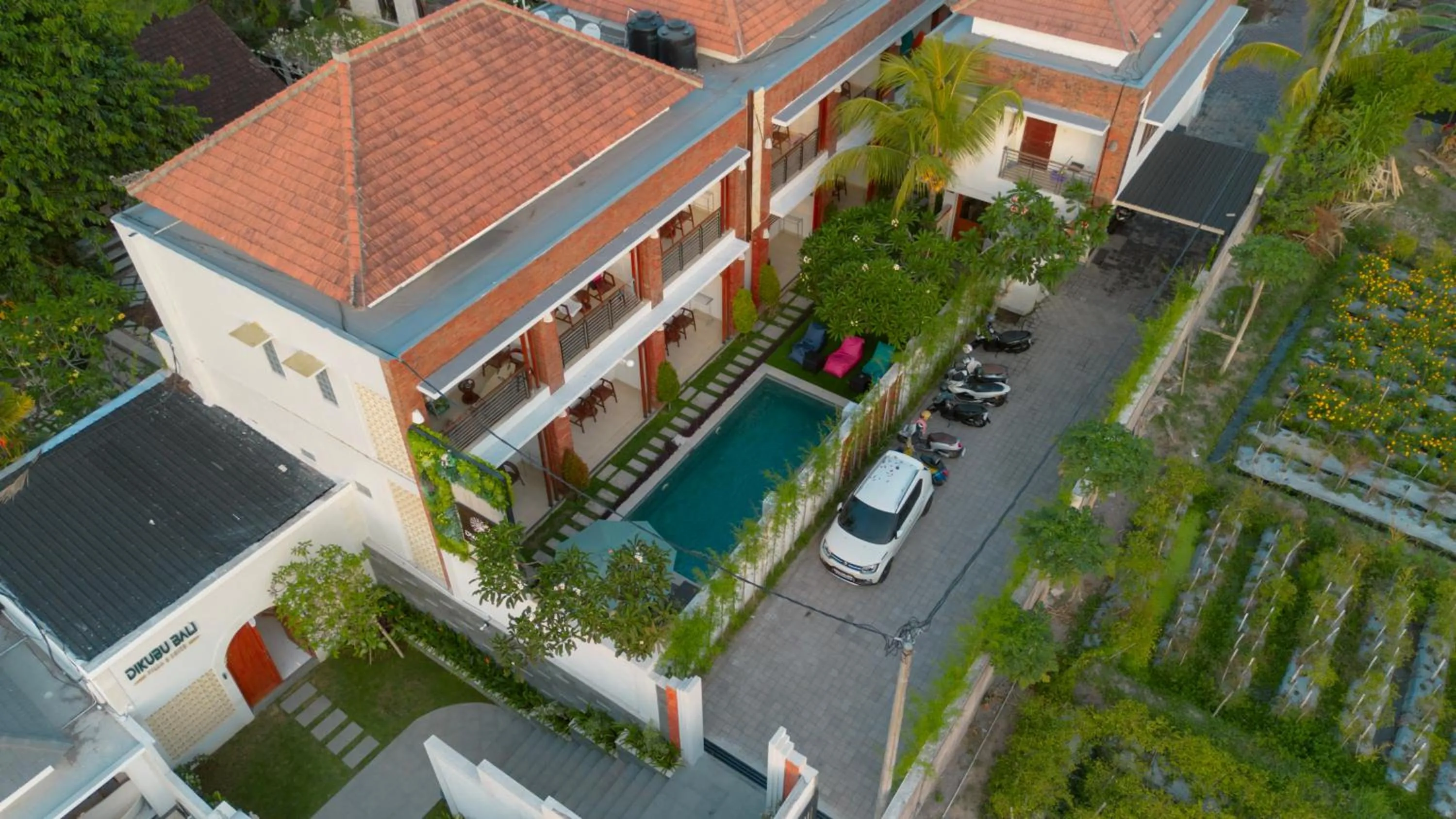 Property building in Dikubu Bali Villa and Suites