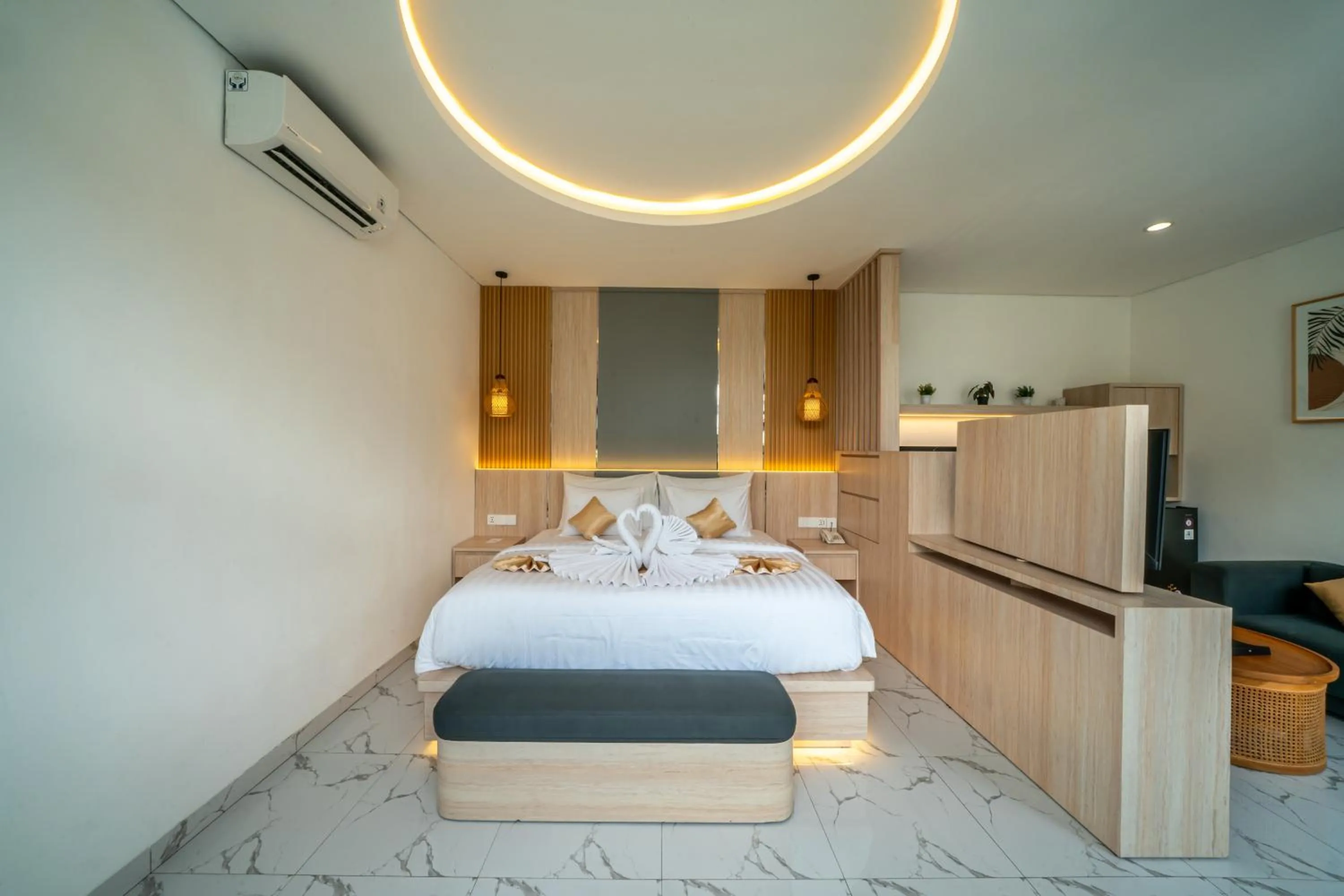 Bedroom, Bed in Dikubu Bali Villa and Suites