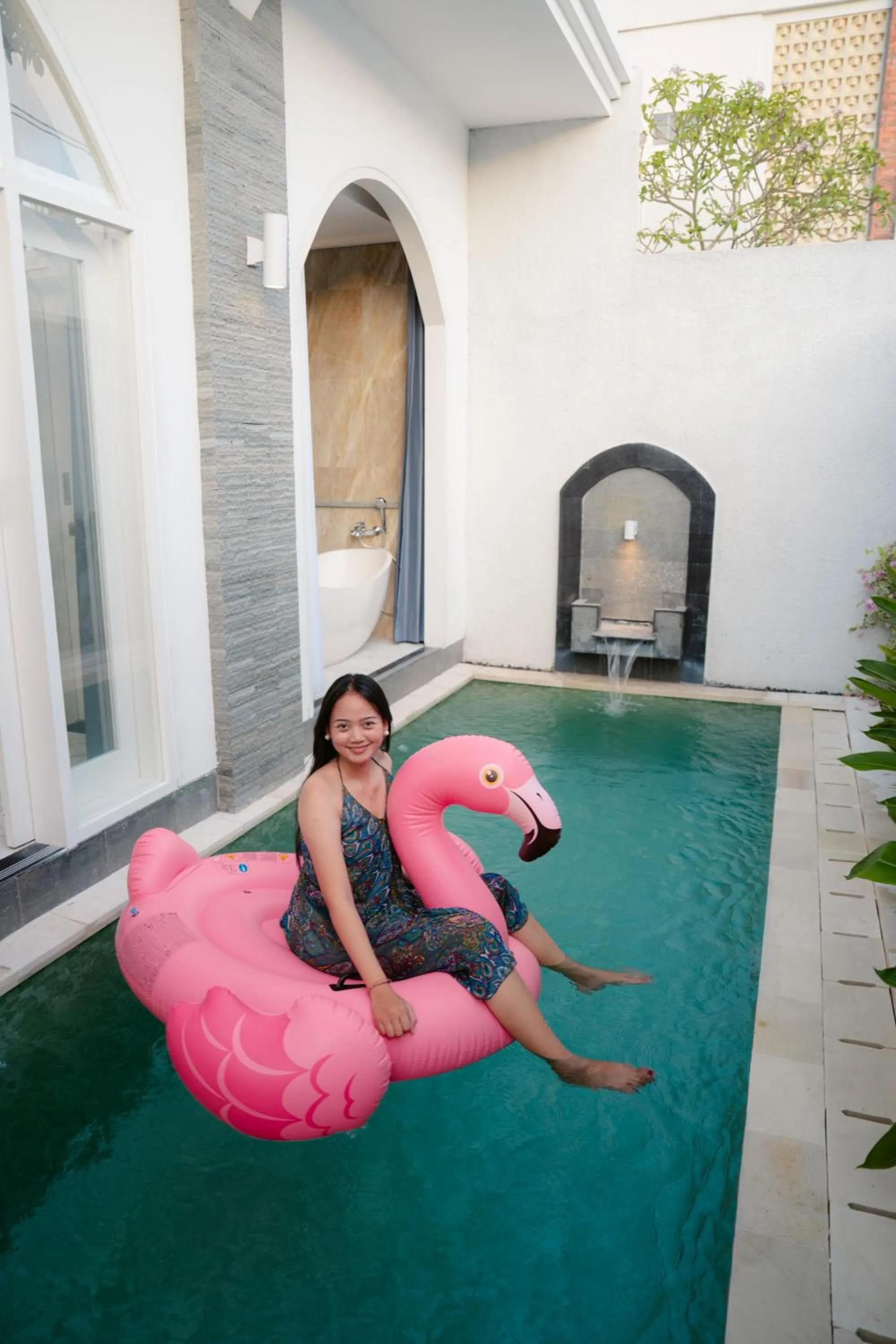 Guests in Dikubu Bali Villa and Suites