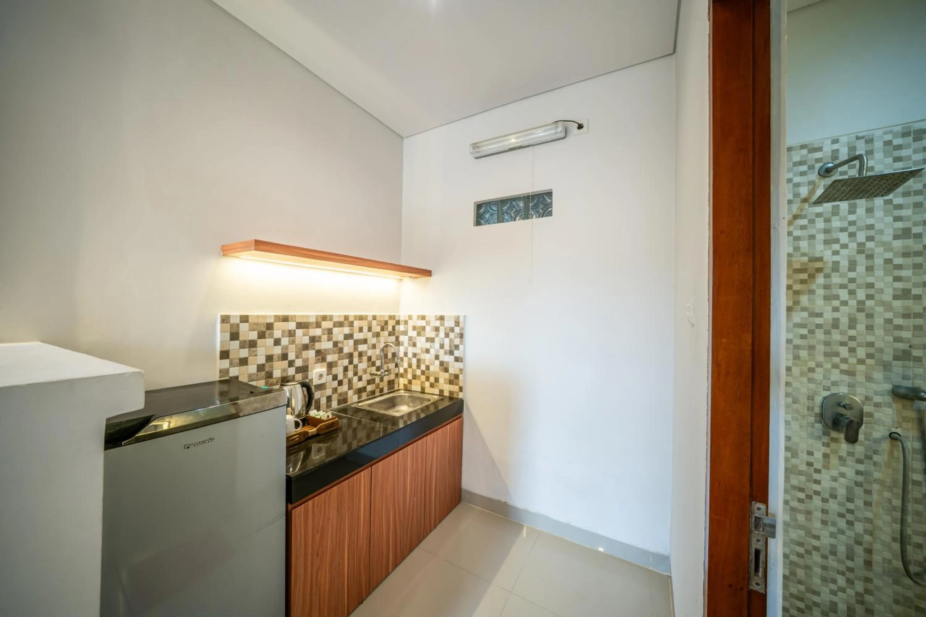 kitchen in Dikubu Bali Villa and Suites