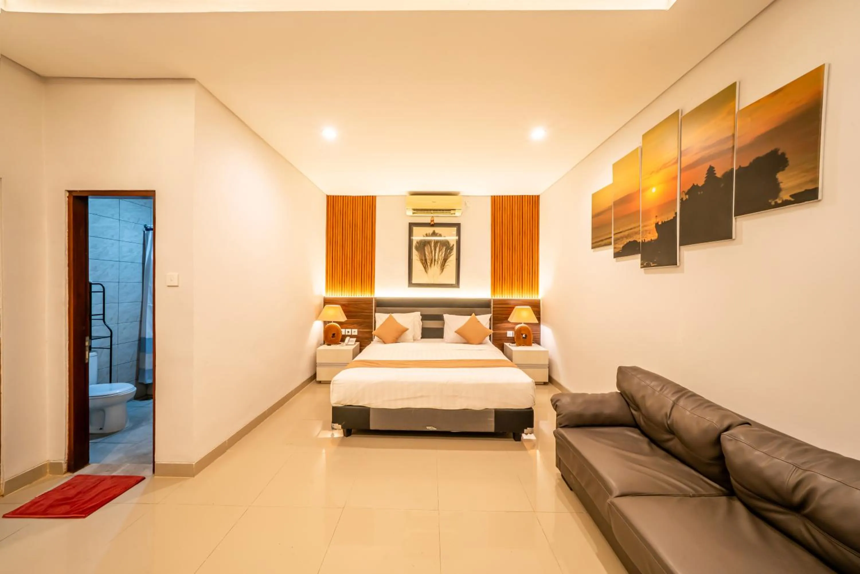 Bedroom, Bed in Dikubu Bali Villa and Suites
