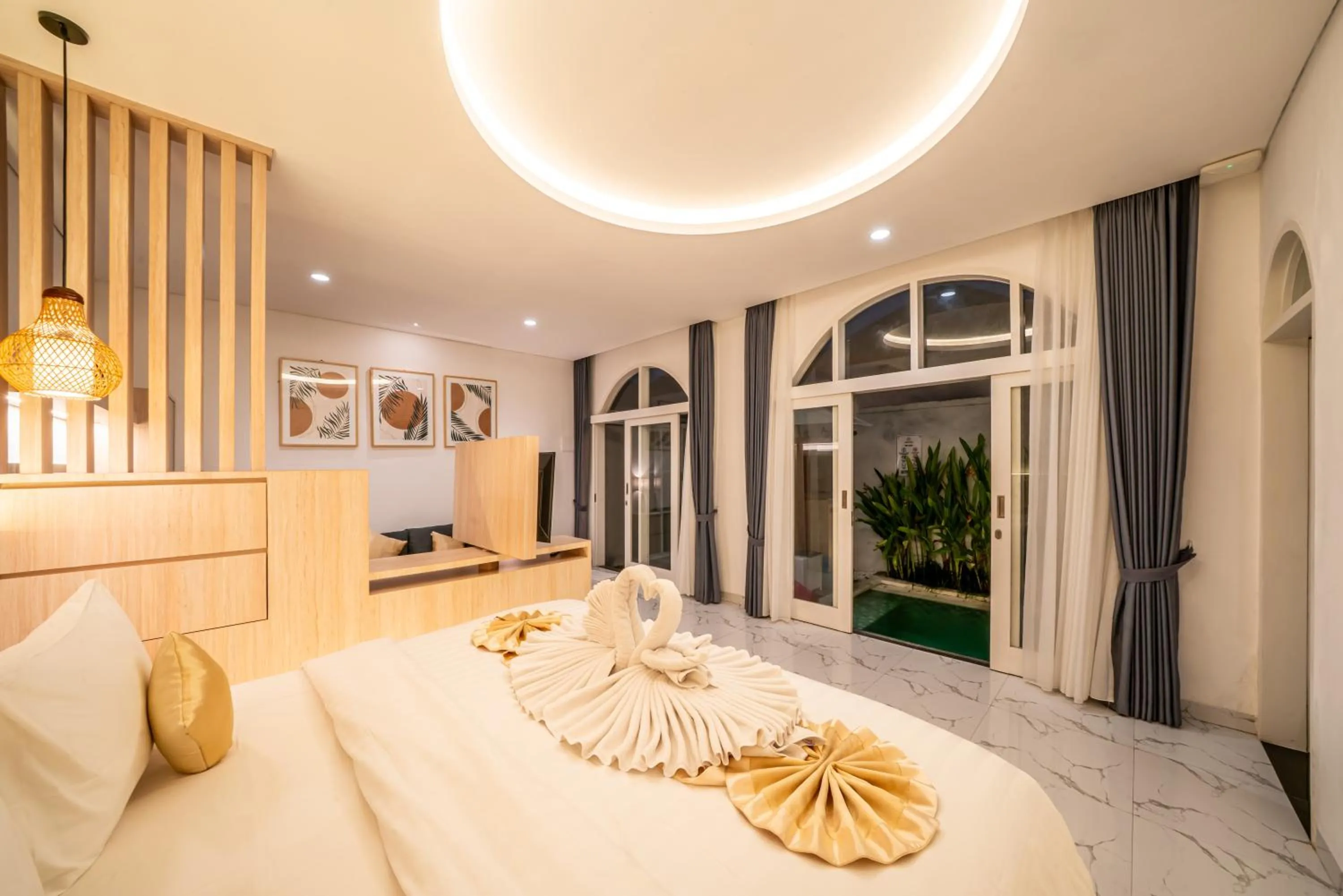 Bedroom in Dikubu Bali Villa and Suites