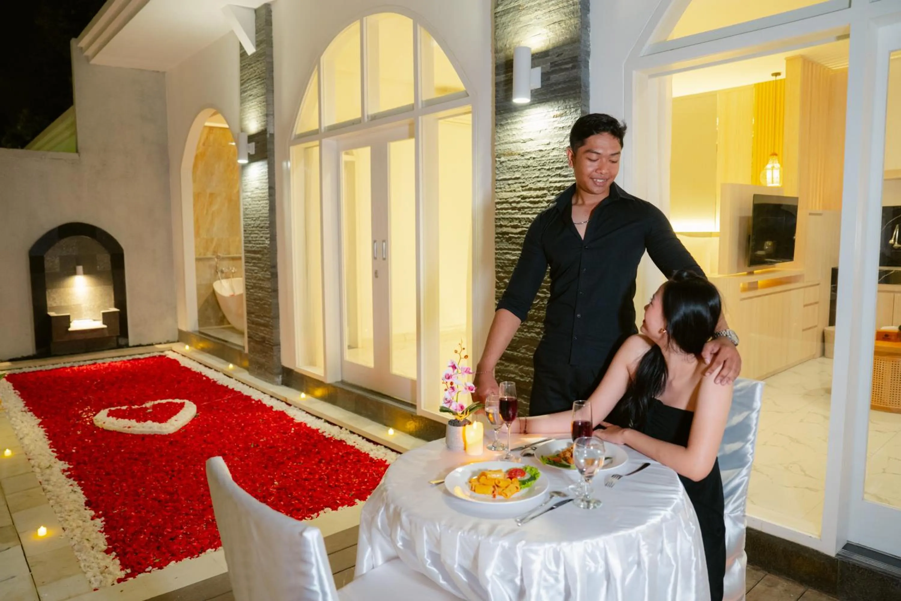 People in Dikubu Bali Villa and Suites