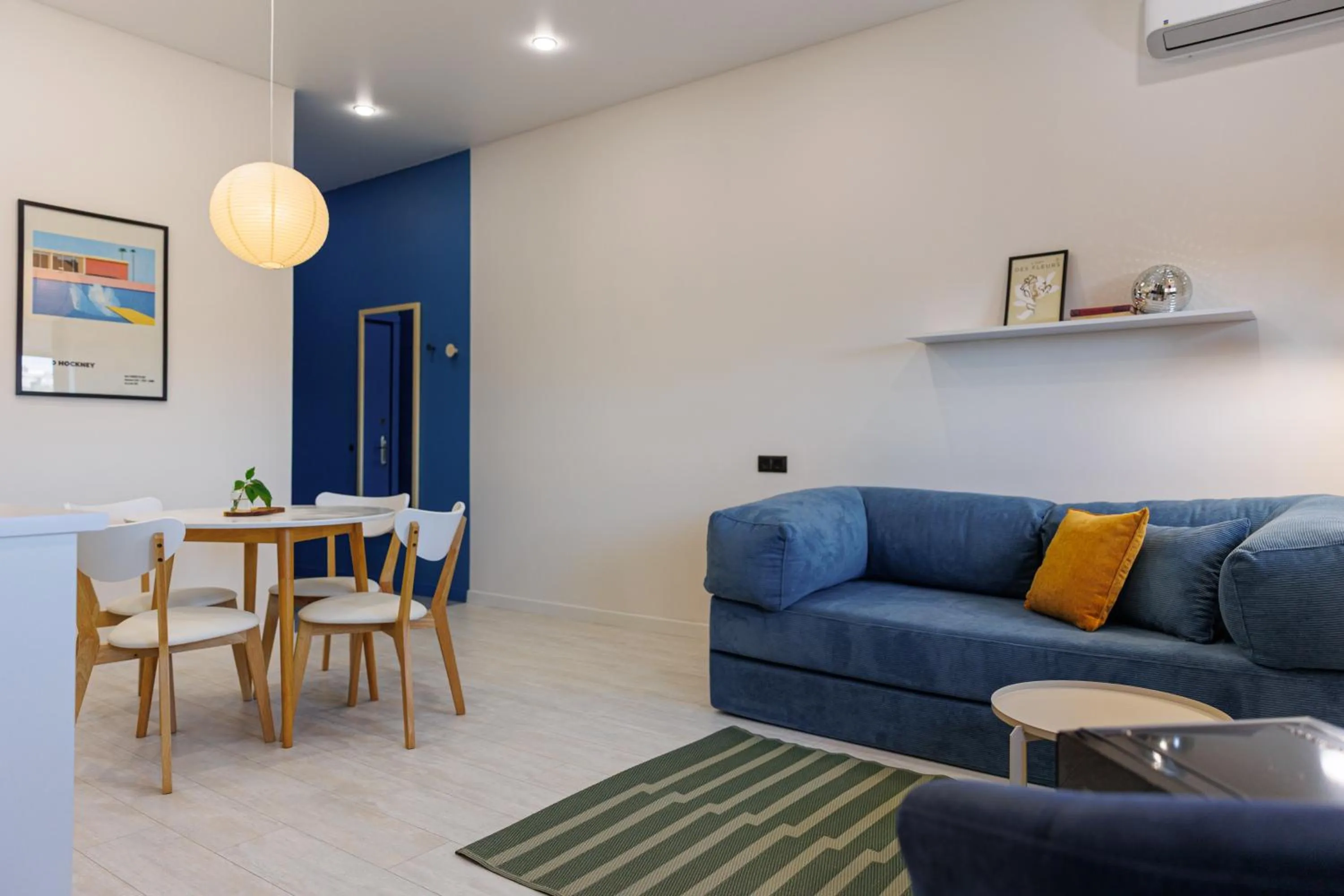 Living room in RIS Central Apartments Yerevan