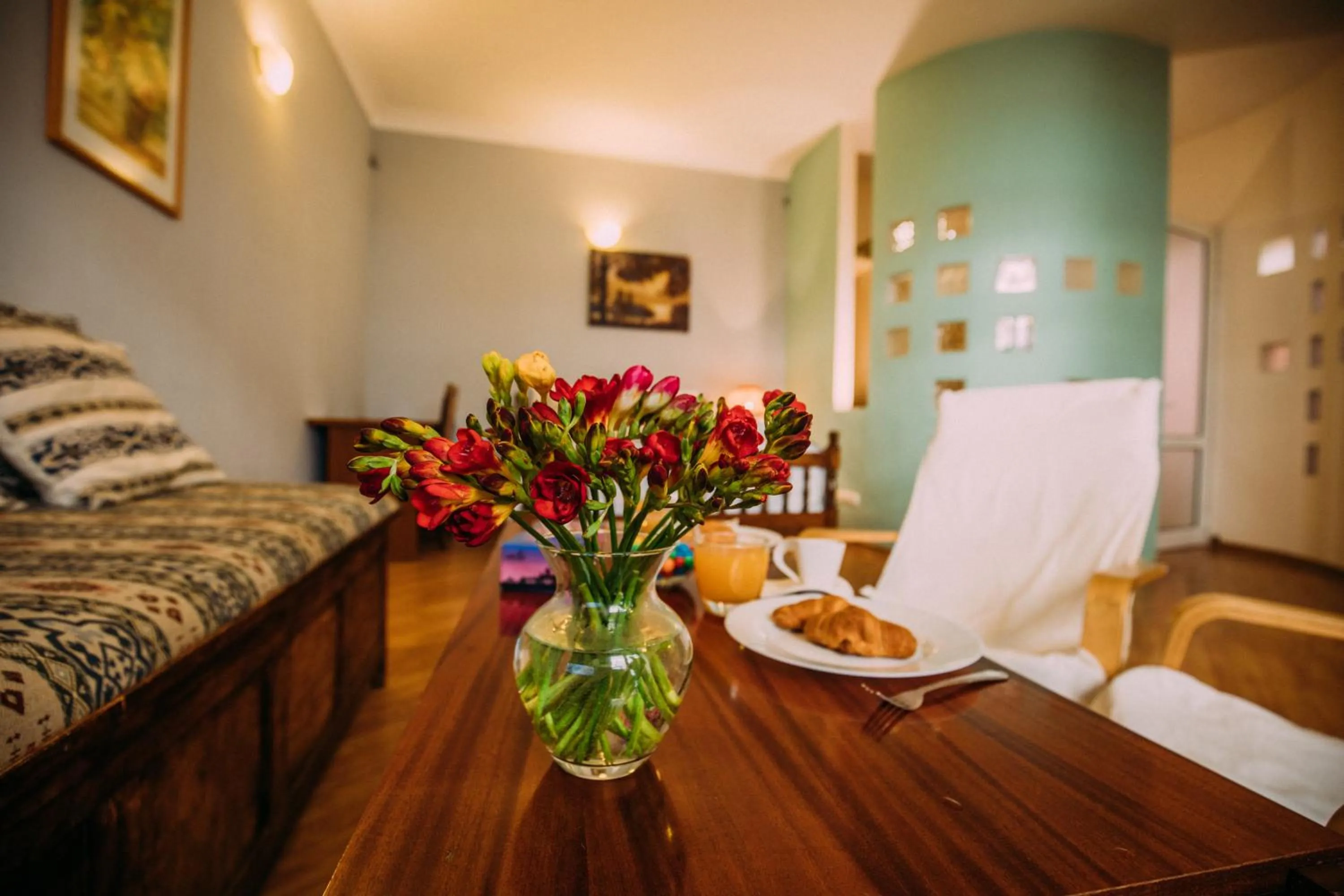 Photo of the whole room, Bed in RIS Central Apartments Yerevan