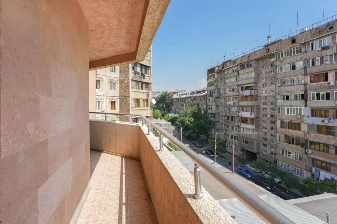 Balcony/Terrace in RIS Central Apartments Yerevan