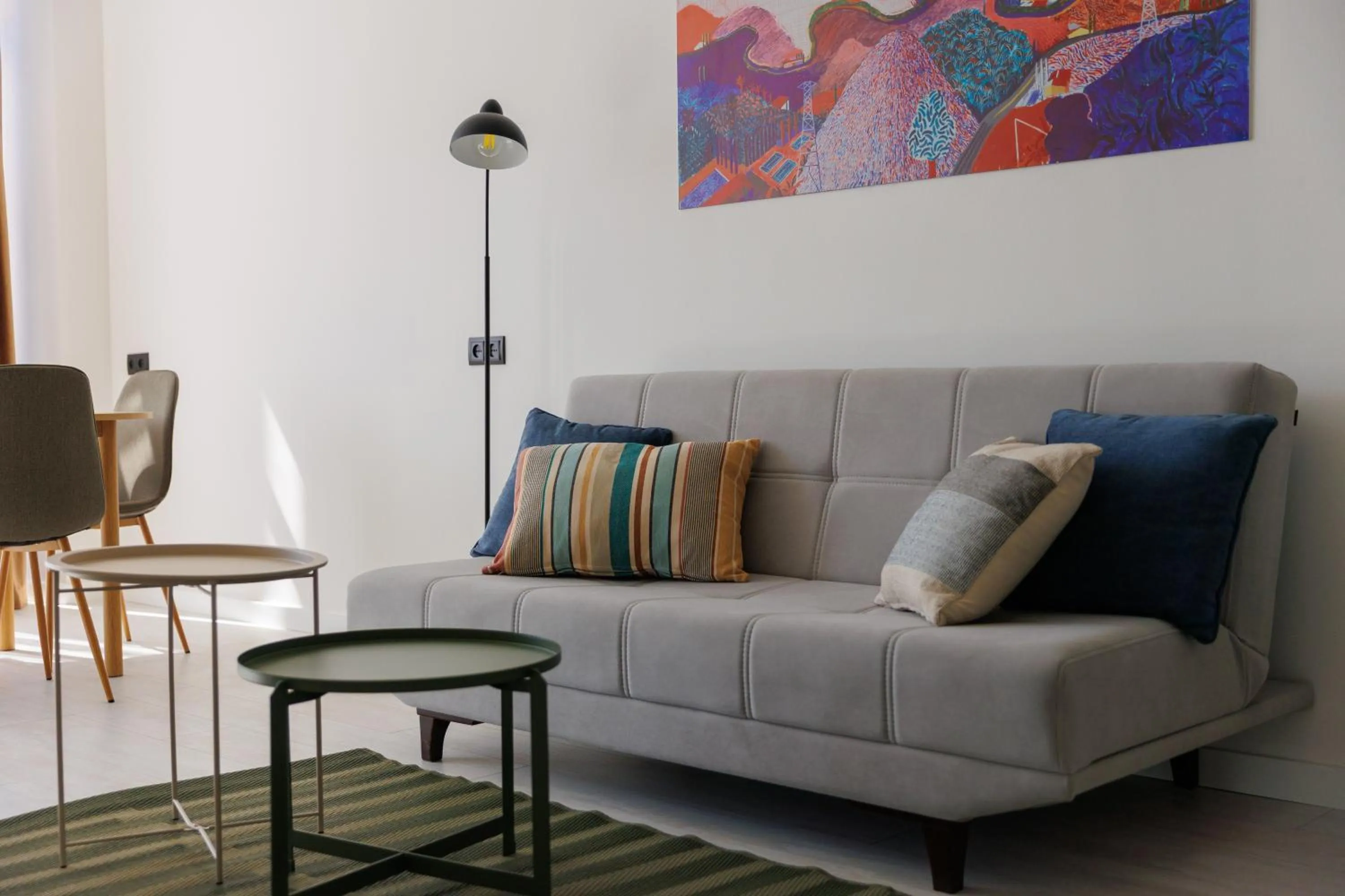 Living room in RIS Central Apartments Yerevan