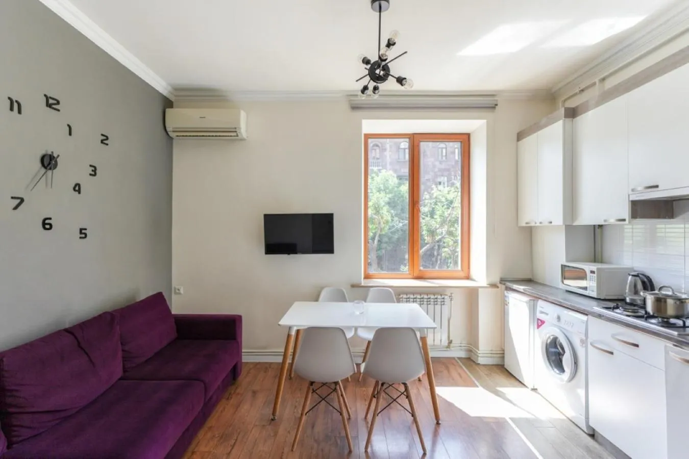 kitchen in RIS Central Apartments Yerevan