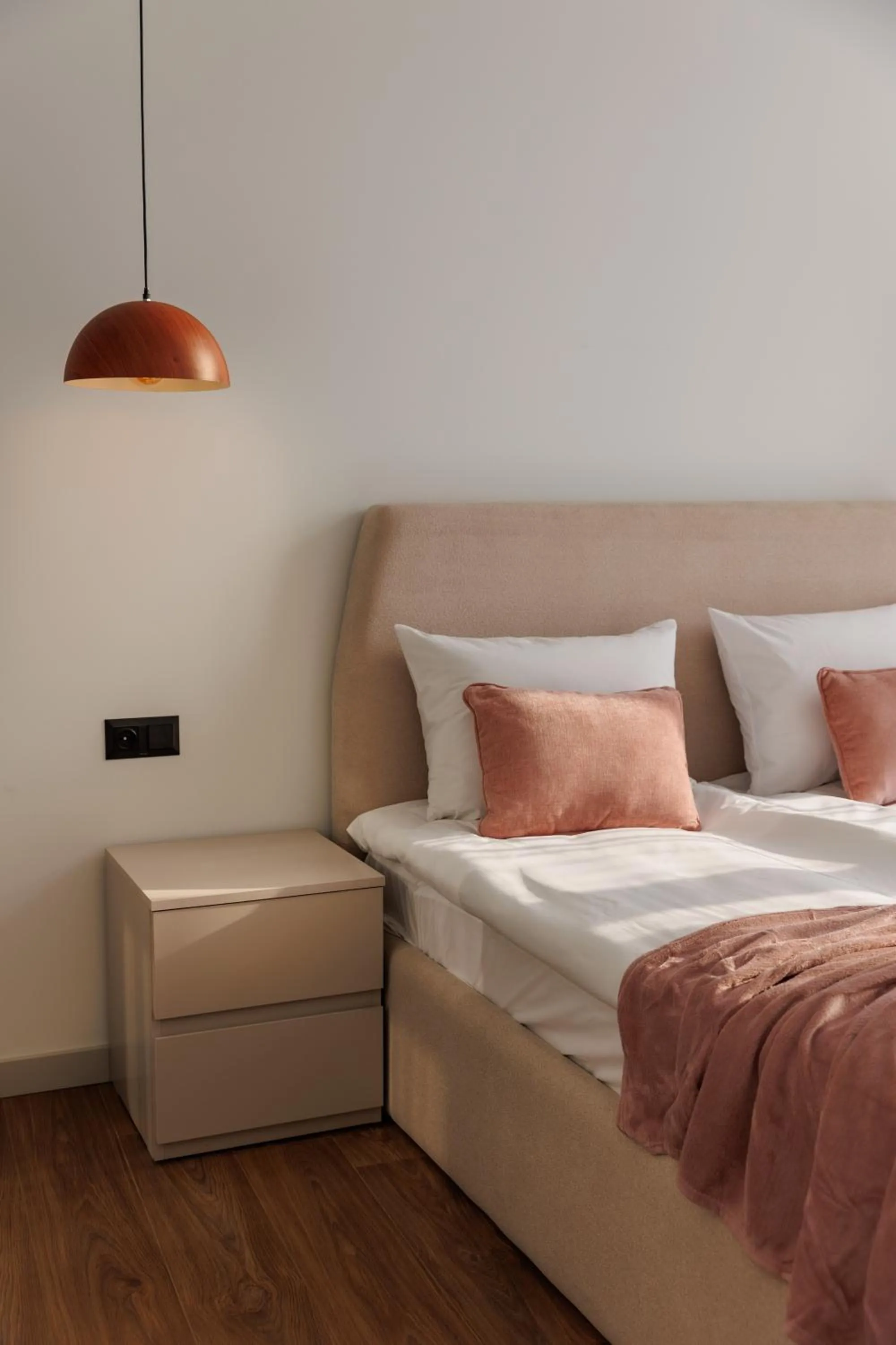 Bed in RIS Central Apartments Yerevan