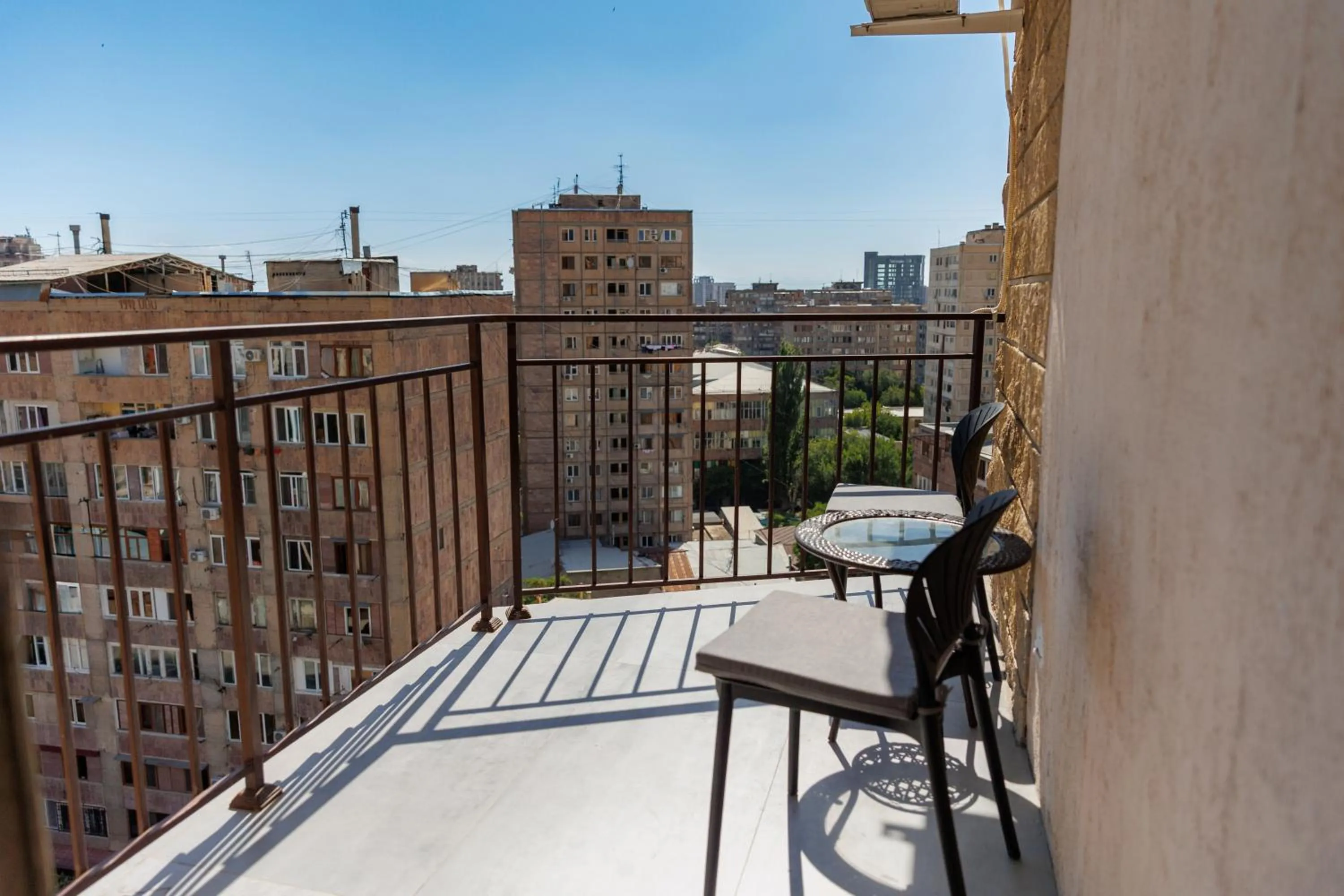 Balcony/Terrace in RIS Central Apartments Yerevan
