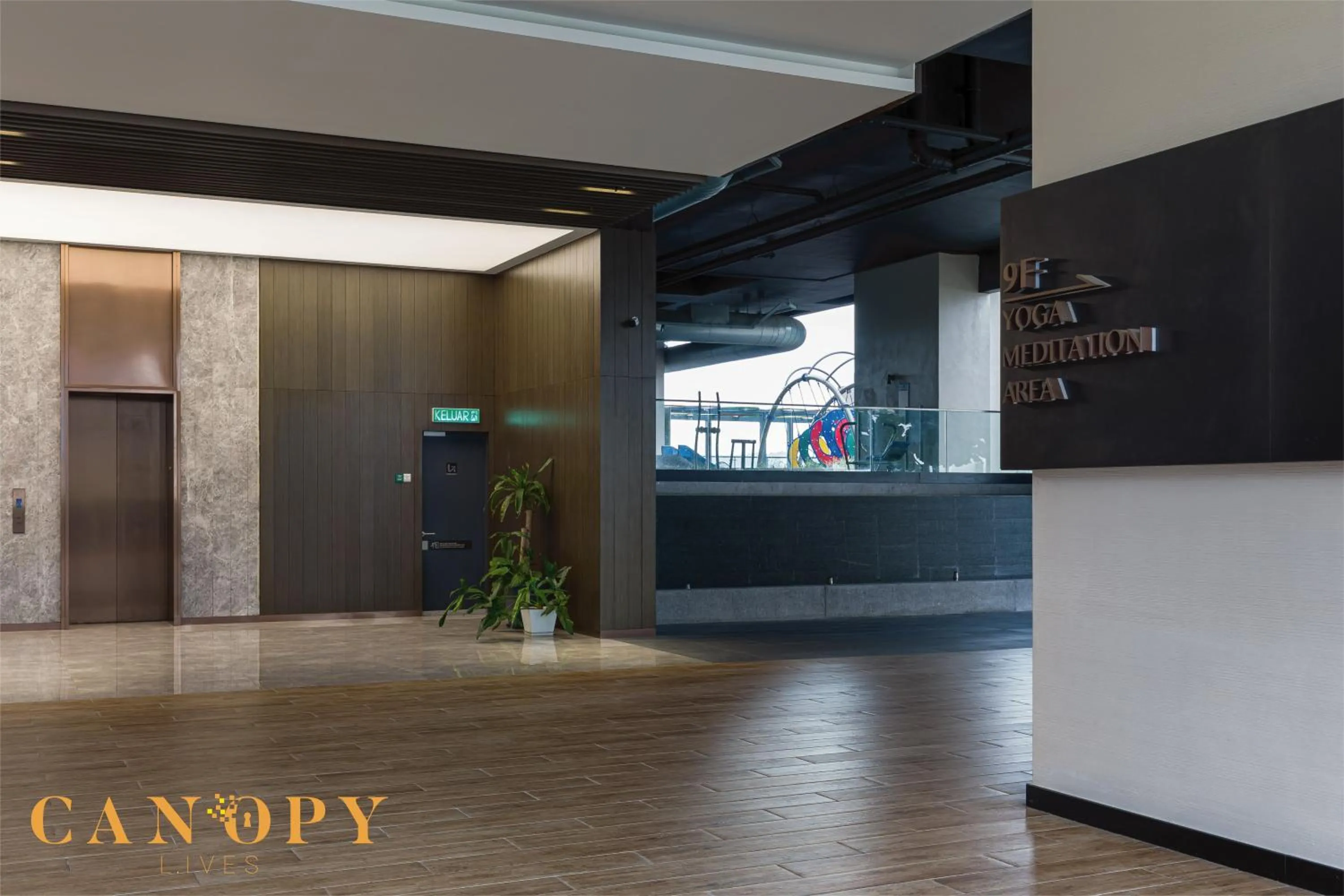 Text overlay in The Manor Signature Residence, Kuala Lumpur