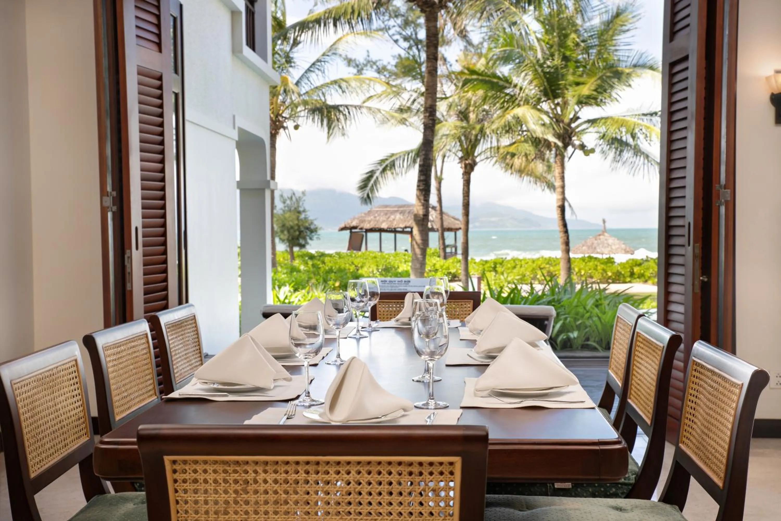 Patio in Purama Villas Luxury Resort Da Nang