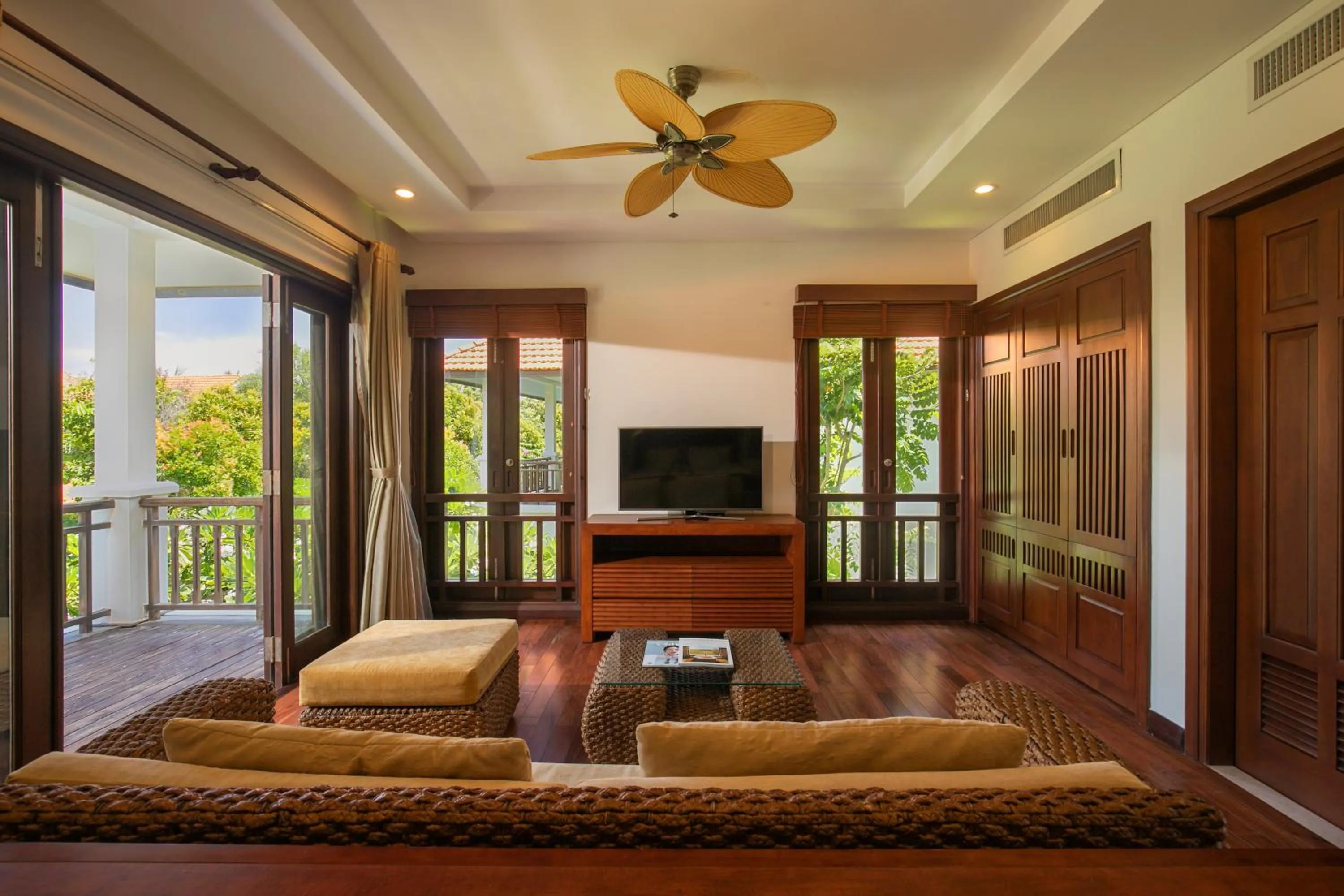 Communal lounge/ TV room in Purama Villas Luxury Resort Da Nang