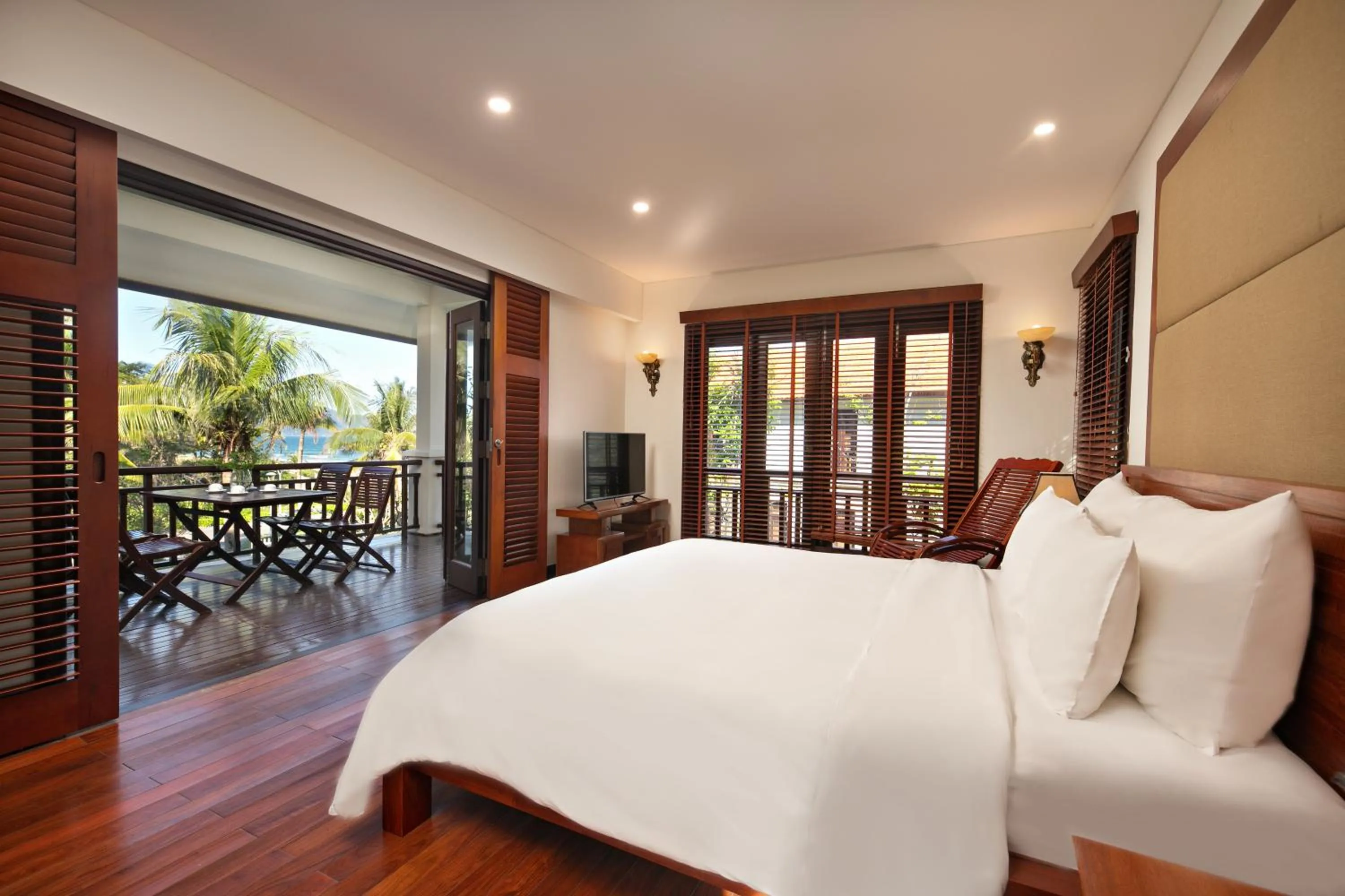 Bed in Purama Villas Luxury Resort Da Nang
