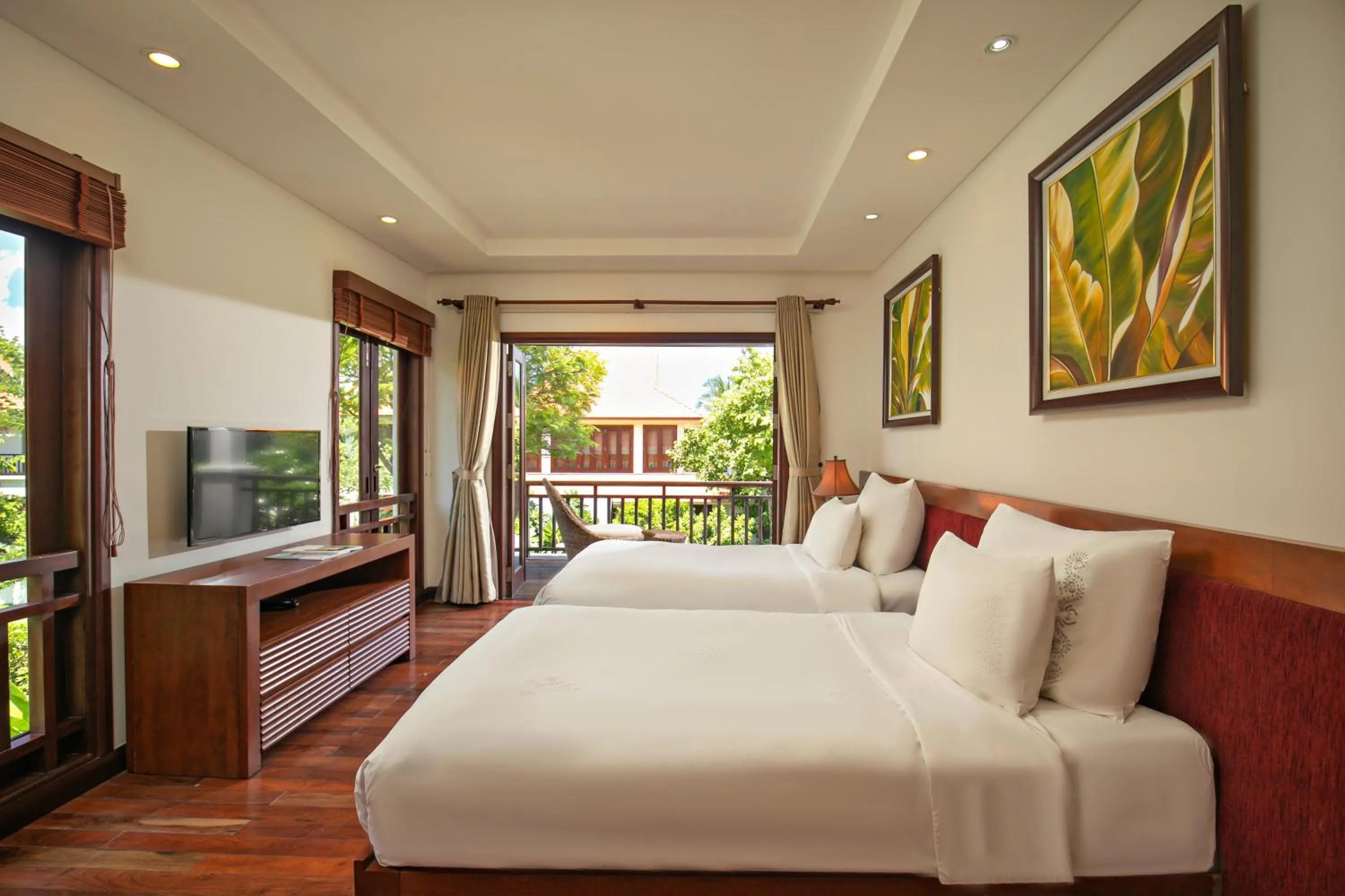 Bed in Purama Villas Luxury Resort Da Nang