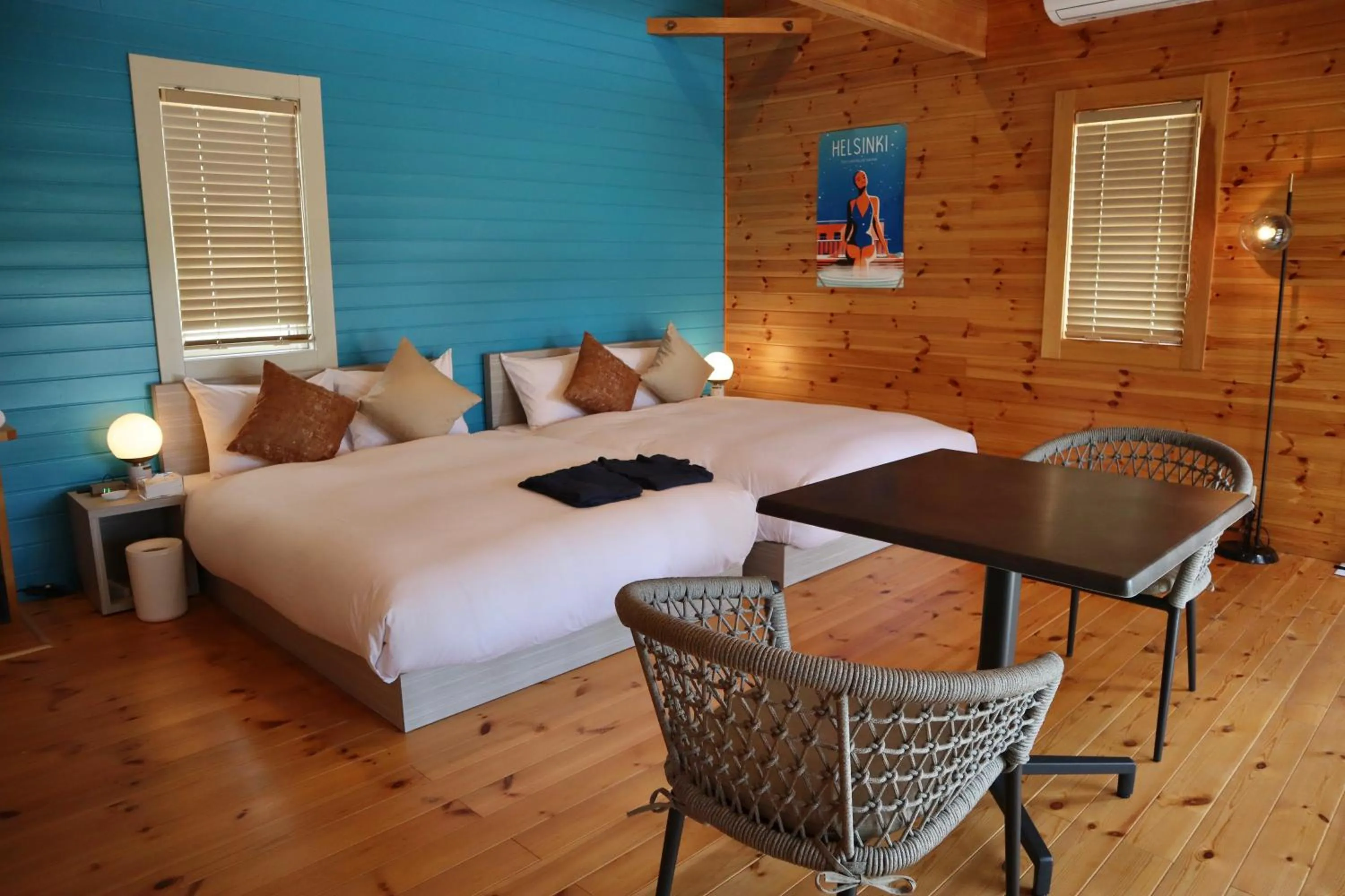 Living room, Bed in The SENSE FUJI