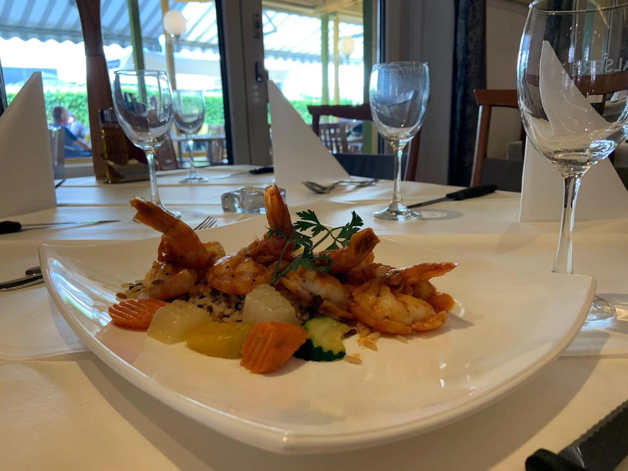 Restaurant/places to eat in Hotel Zur Au