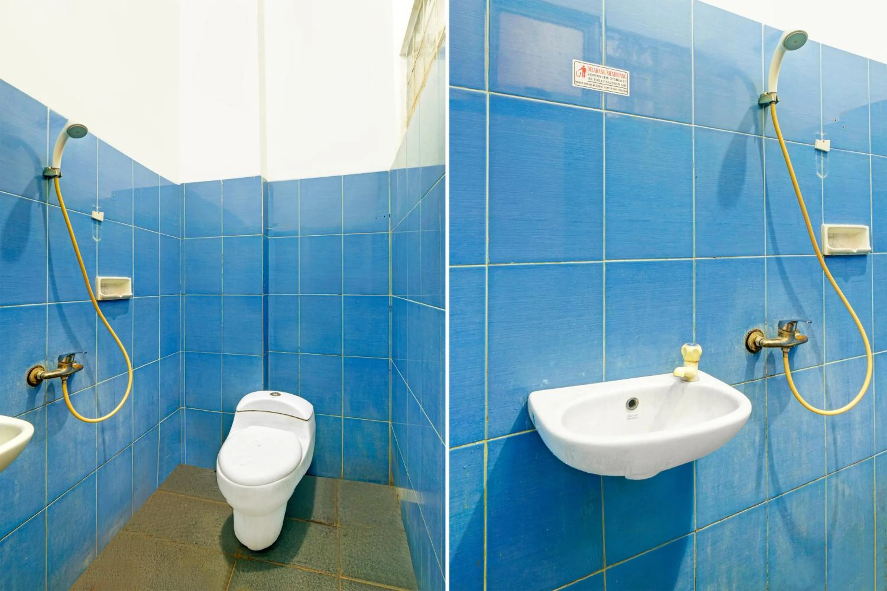 Bathroom in Collection O Tanah Abang Near Stasiun Tanah Abang Formerly Hotel Bimo Slipi