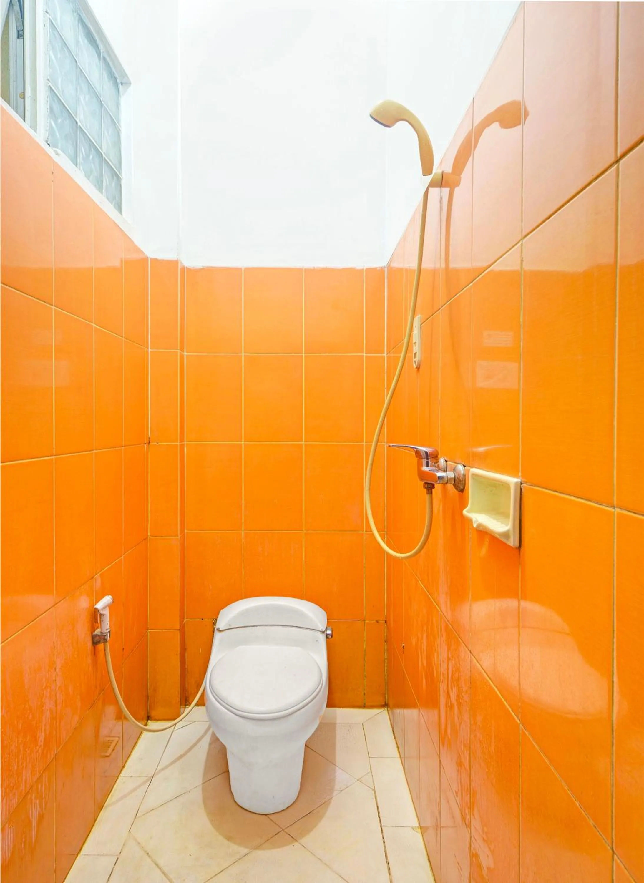 Bathroom in Collection O Tanah Abang Near Stasiun Tanah Abang Formerly Hotel Bimo Slipi