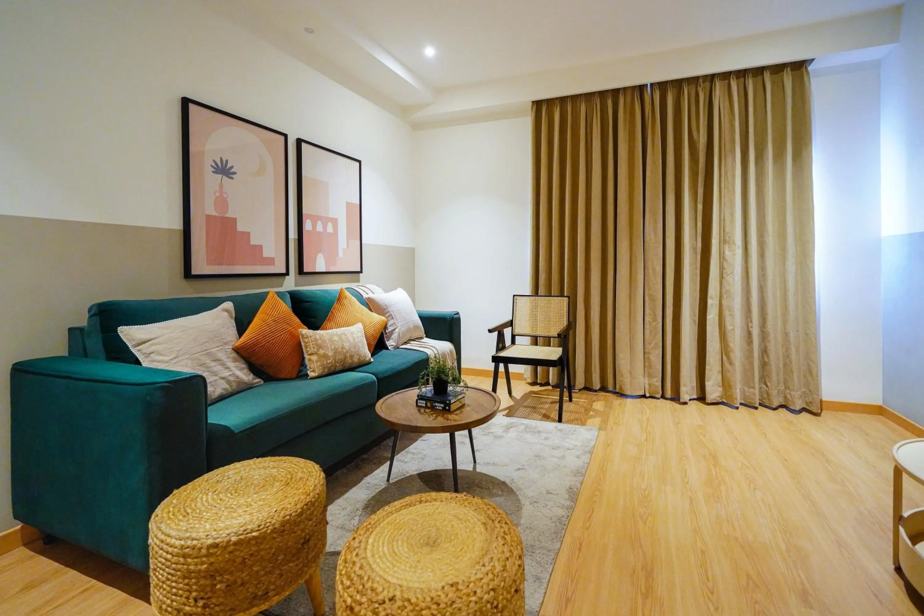 Living room in Olive Hotel Benz Circle, Vijayawada by Embassy Group