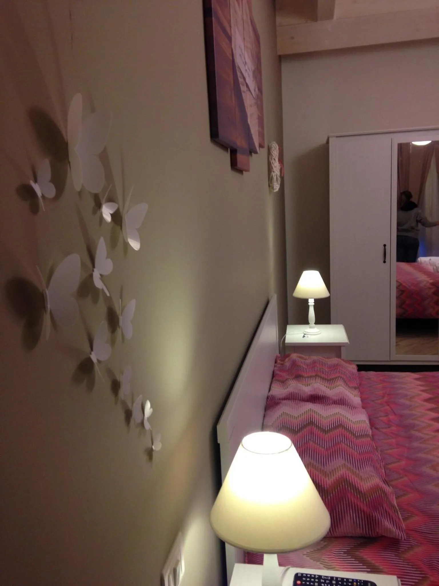 Decorative detail, Bed in Spegni La Luce b&b