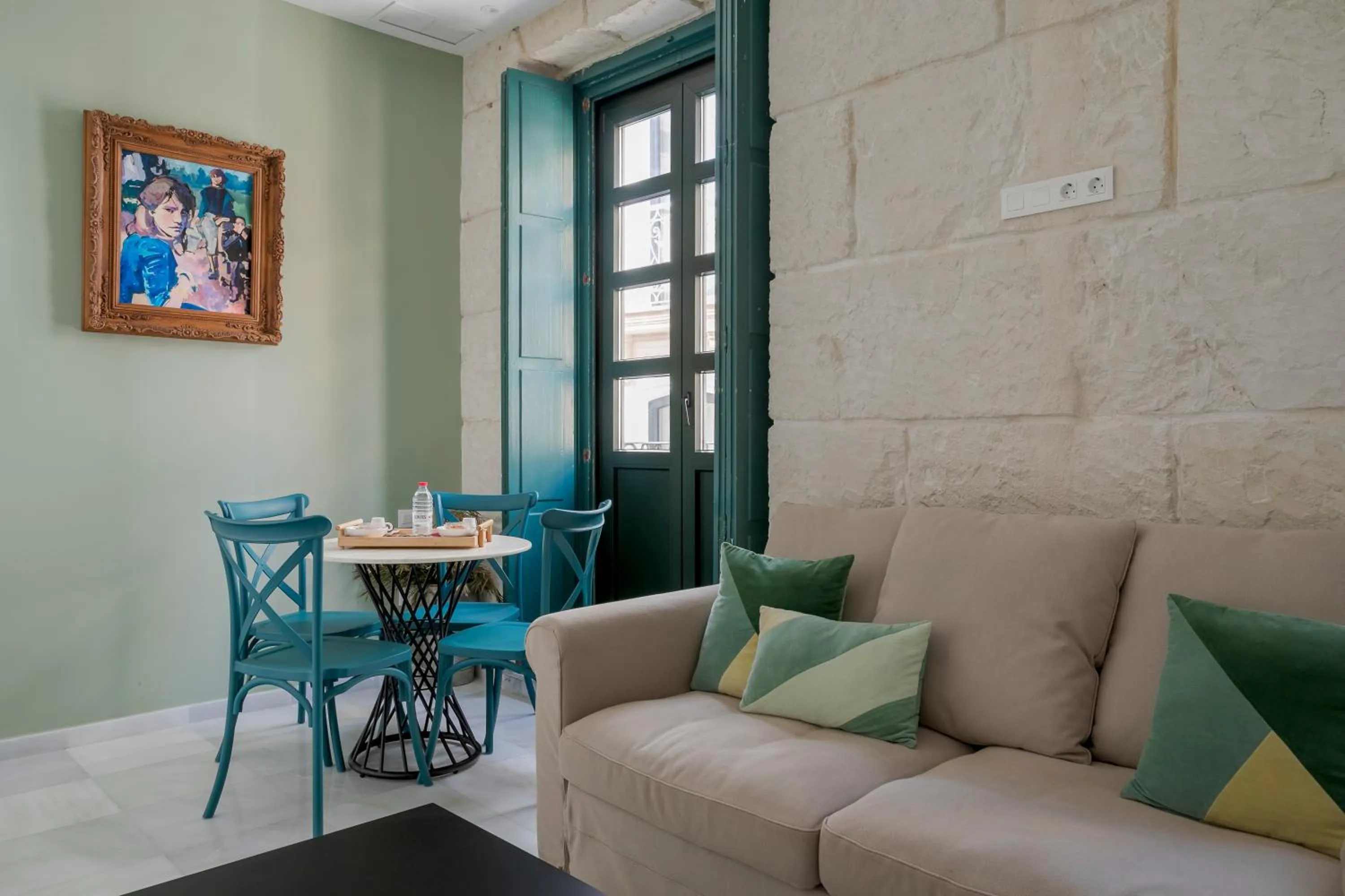 Seating area in Luces de Catedral