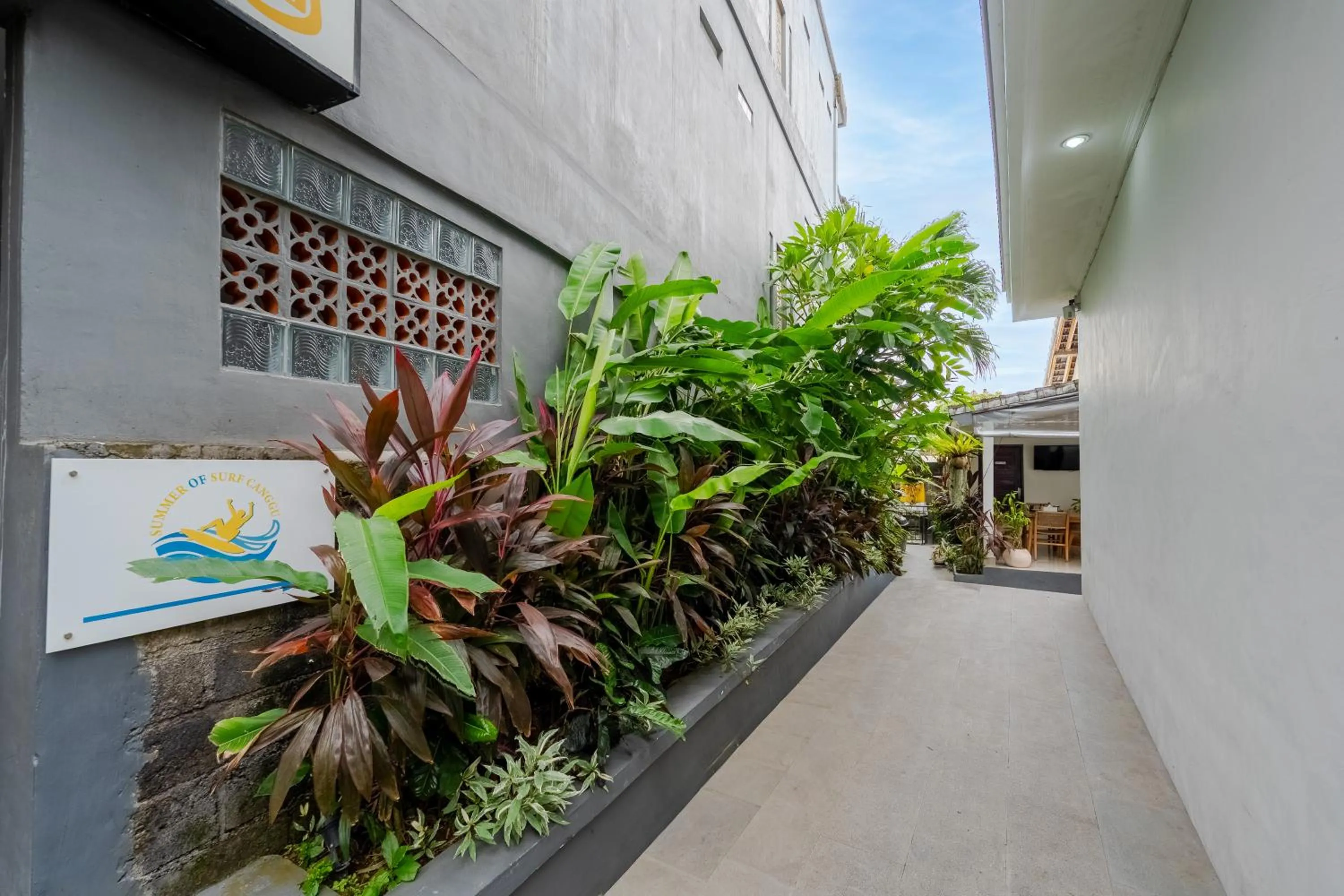 Facade/entrance in Summer of Surf Canggu