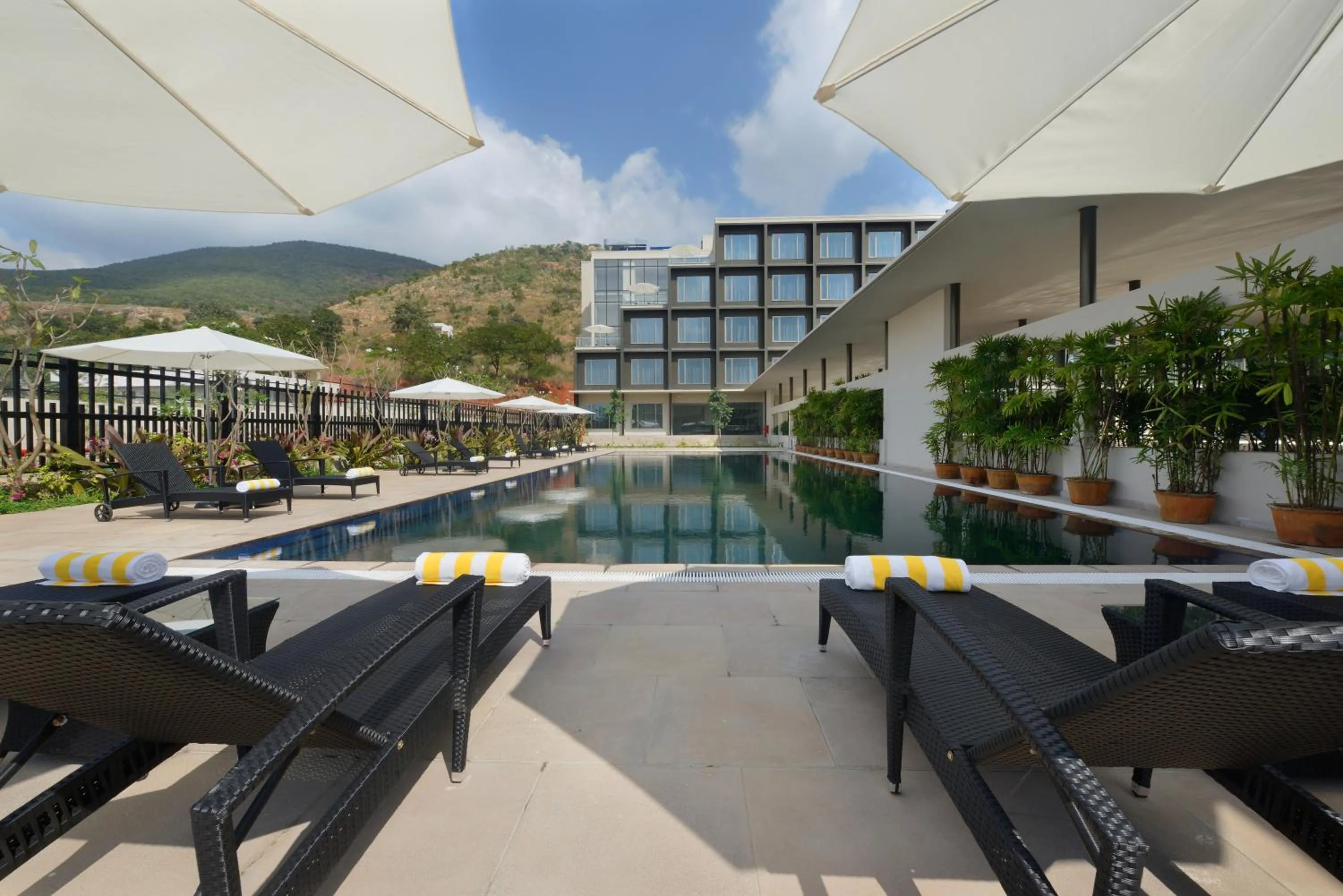 Pool view in Marasa Sarovar Premiere