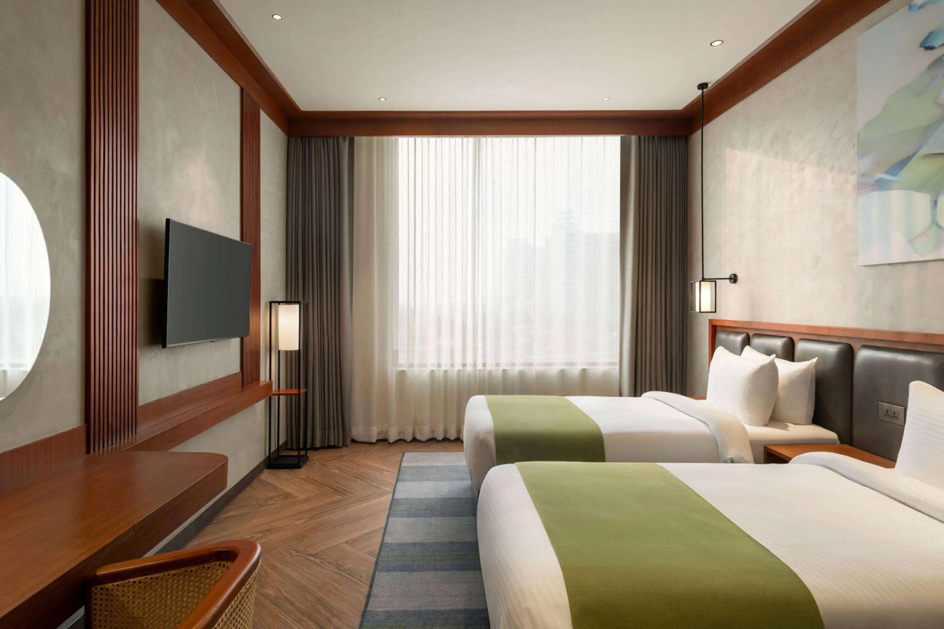 Photo of the whole room, Bed in Wyndham Garden Sonipat Murthal