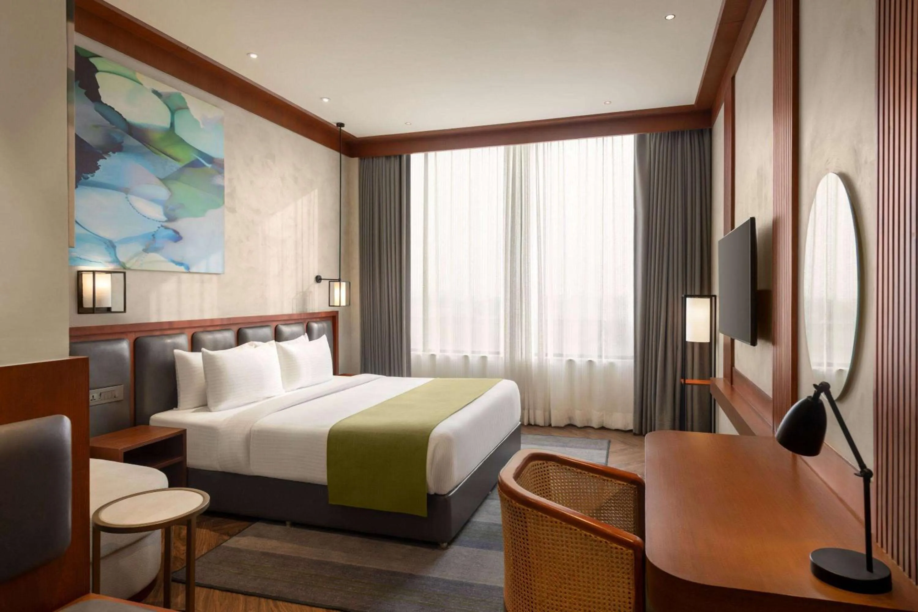 Photo of the whole room, Bed in Wyndham Garden Sonipat Murthal