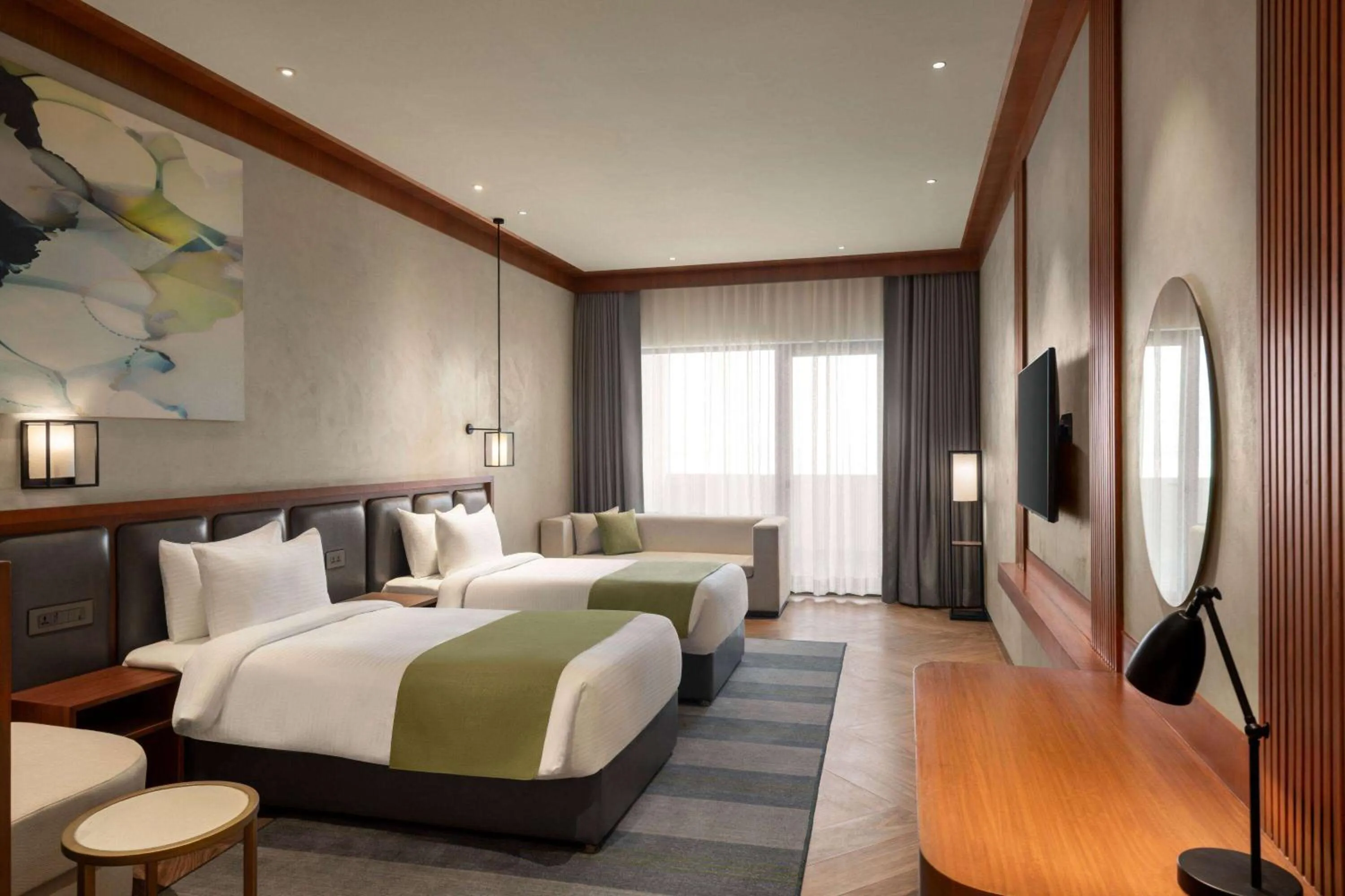 Photo of the whole room, Bed in Wyndham Garden Sonipat Murthal