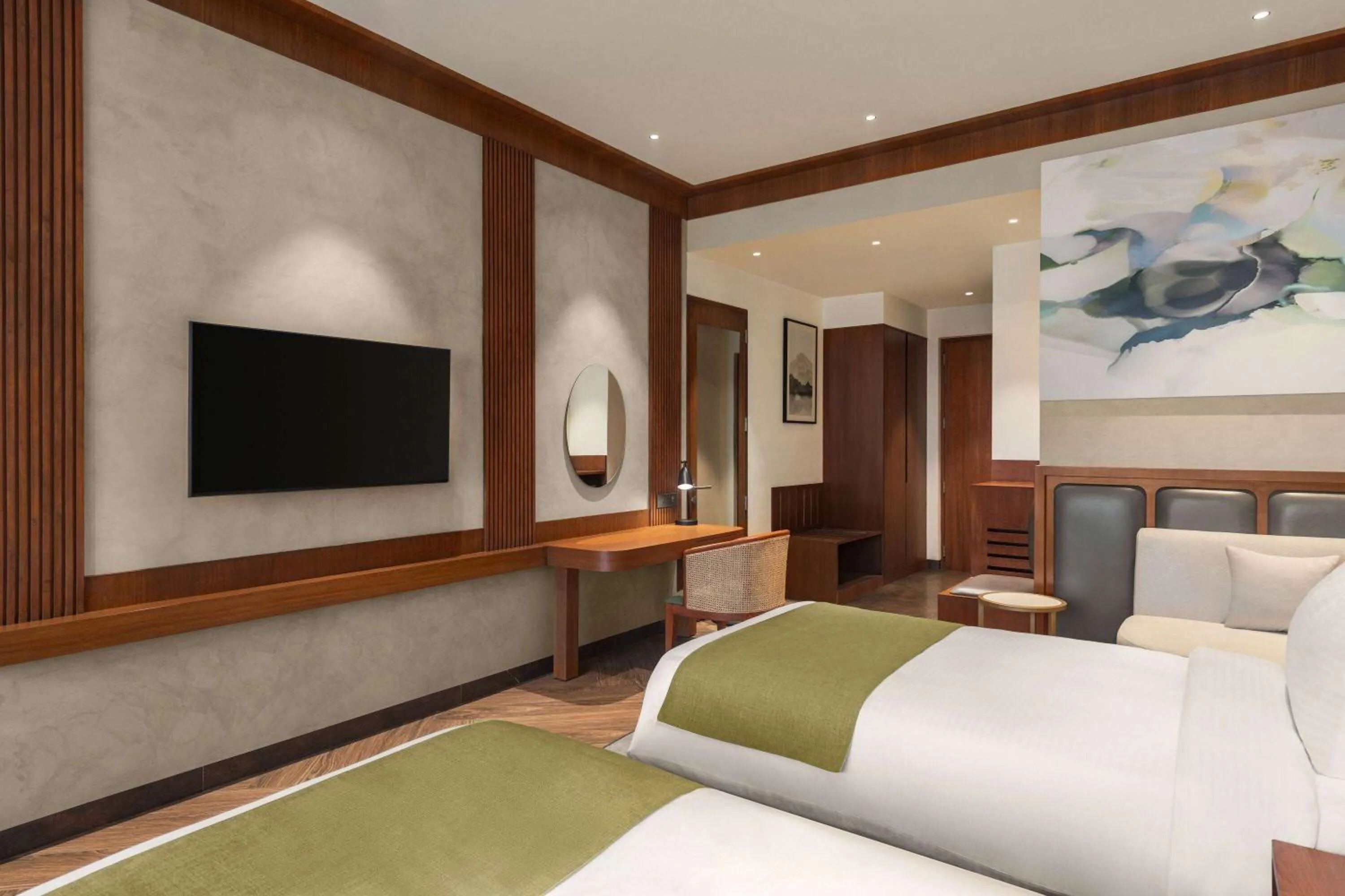 Photo of the whole room, Bed in Wyndham Garden Sonipat Murthal