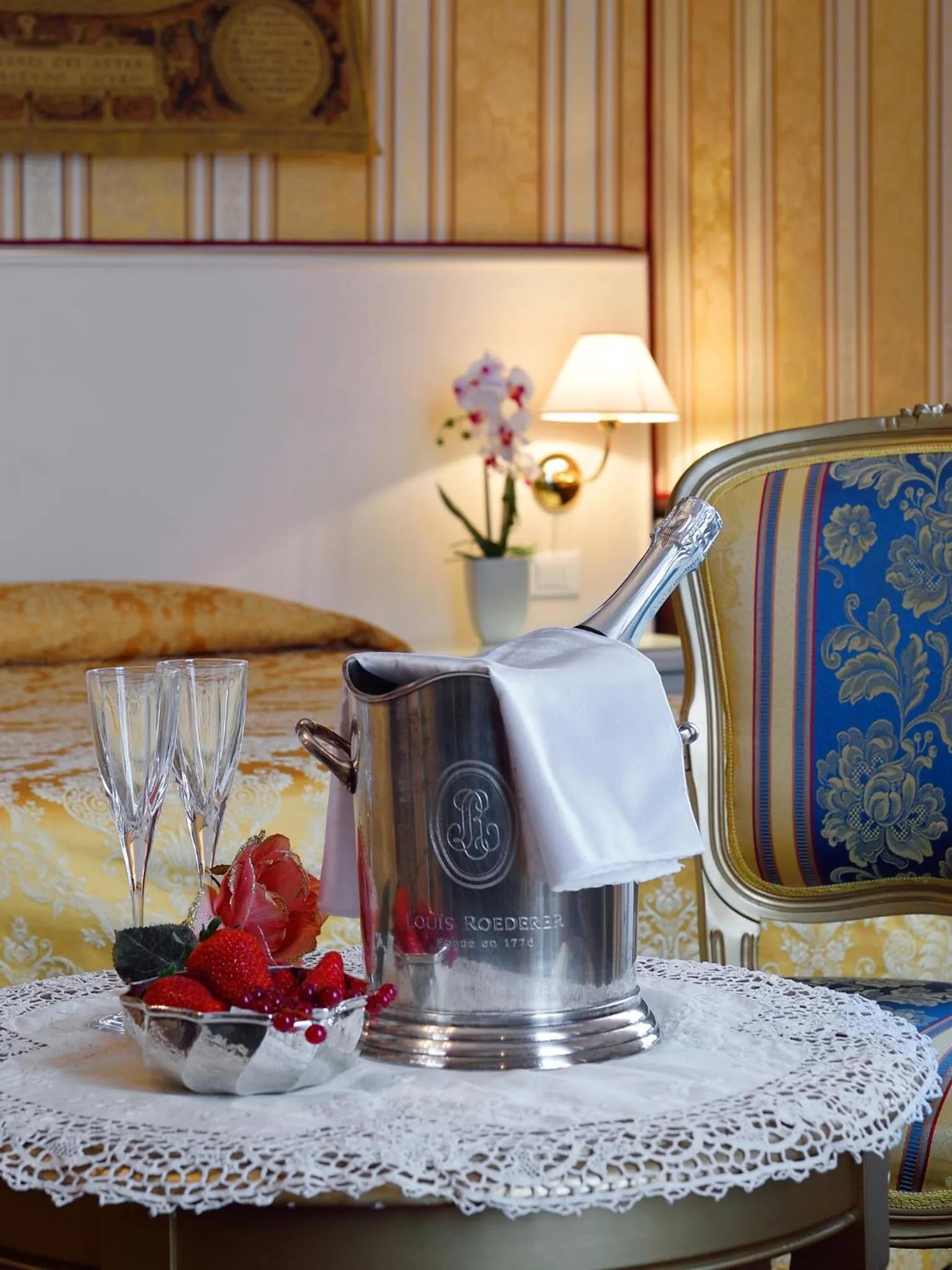 Decorative detail in Hotel Corte dei Greci