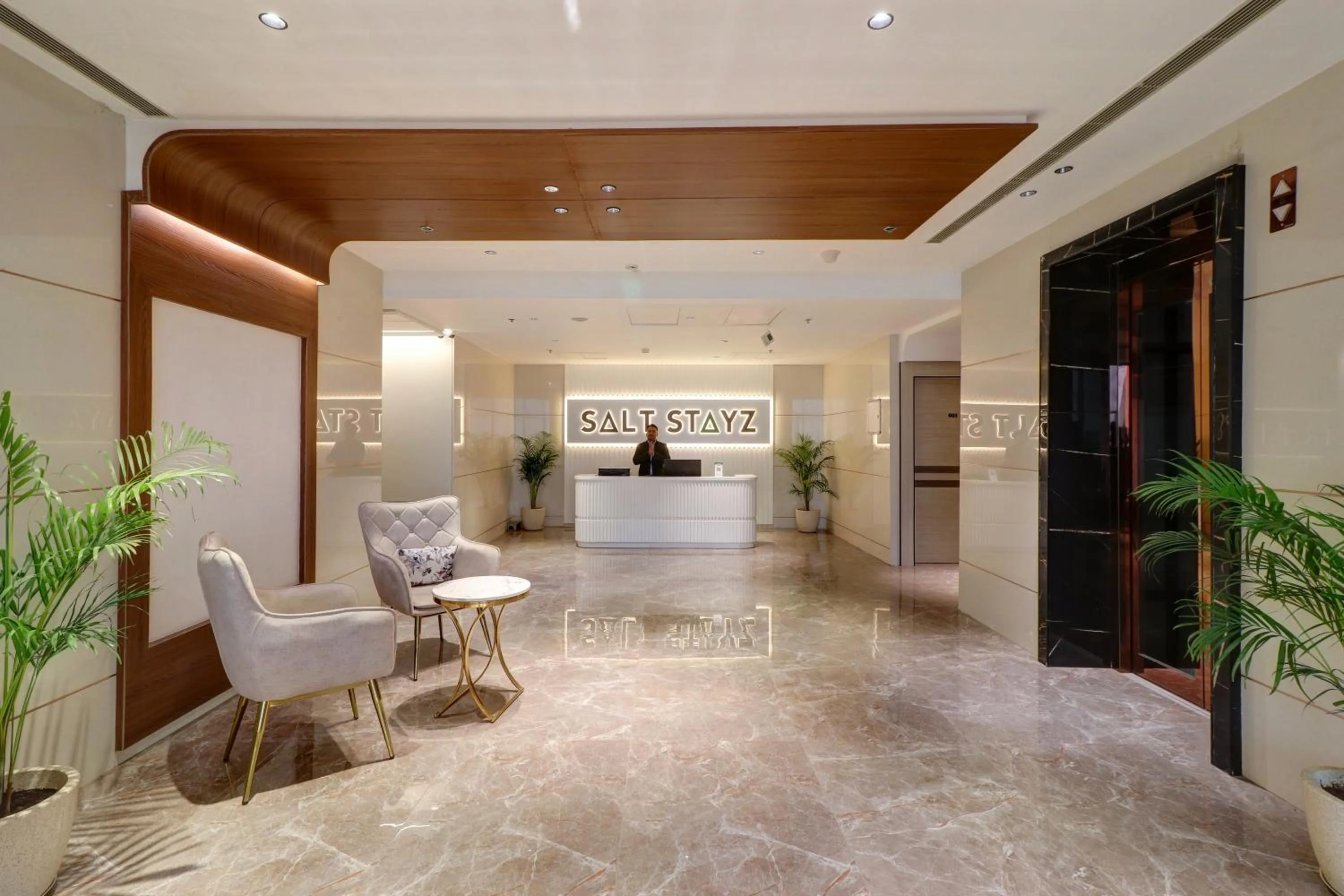 Living room in Saltstayz Trinity - Chandigarh Mohali