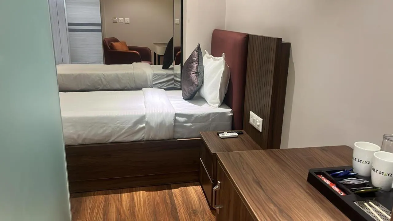 Bed in Saltstayz Trinity - Chandigarh Mohali