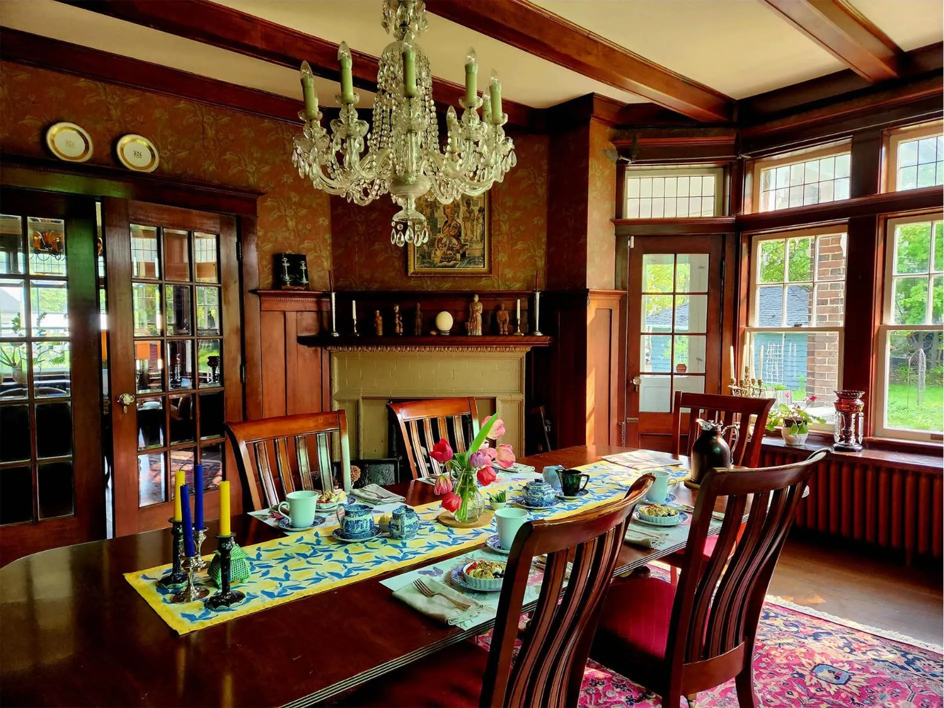 Food and drinks in The Captain's House heritage bed & breakfast