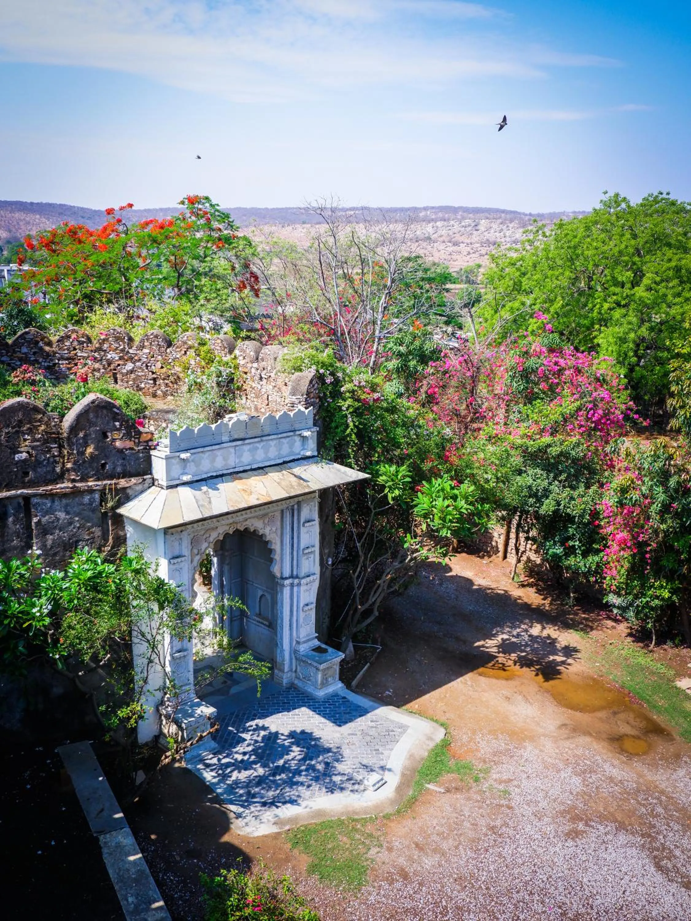 Facade/entrance in Hotel Castle Bijaipur
