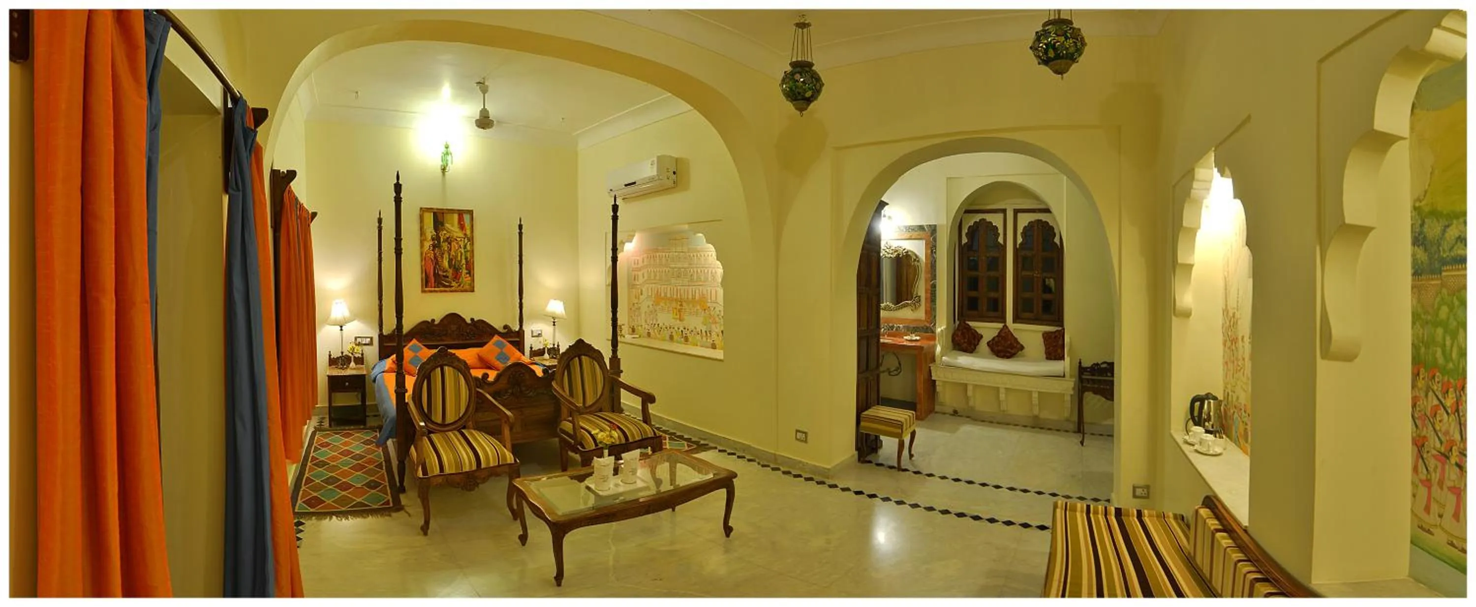 Bedroom in Hotel Castle Bijaipur