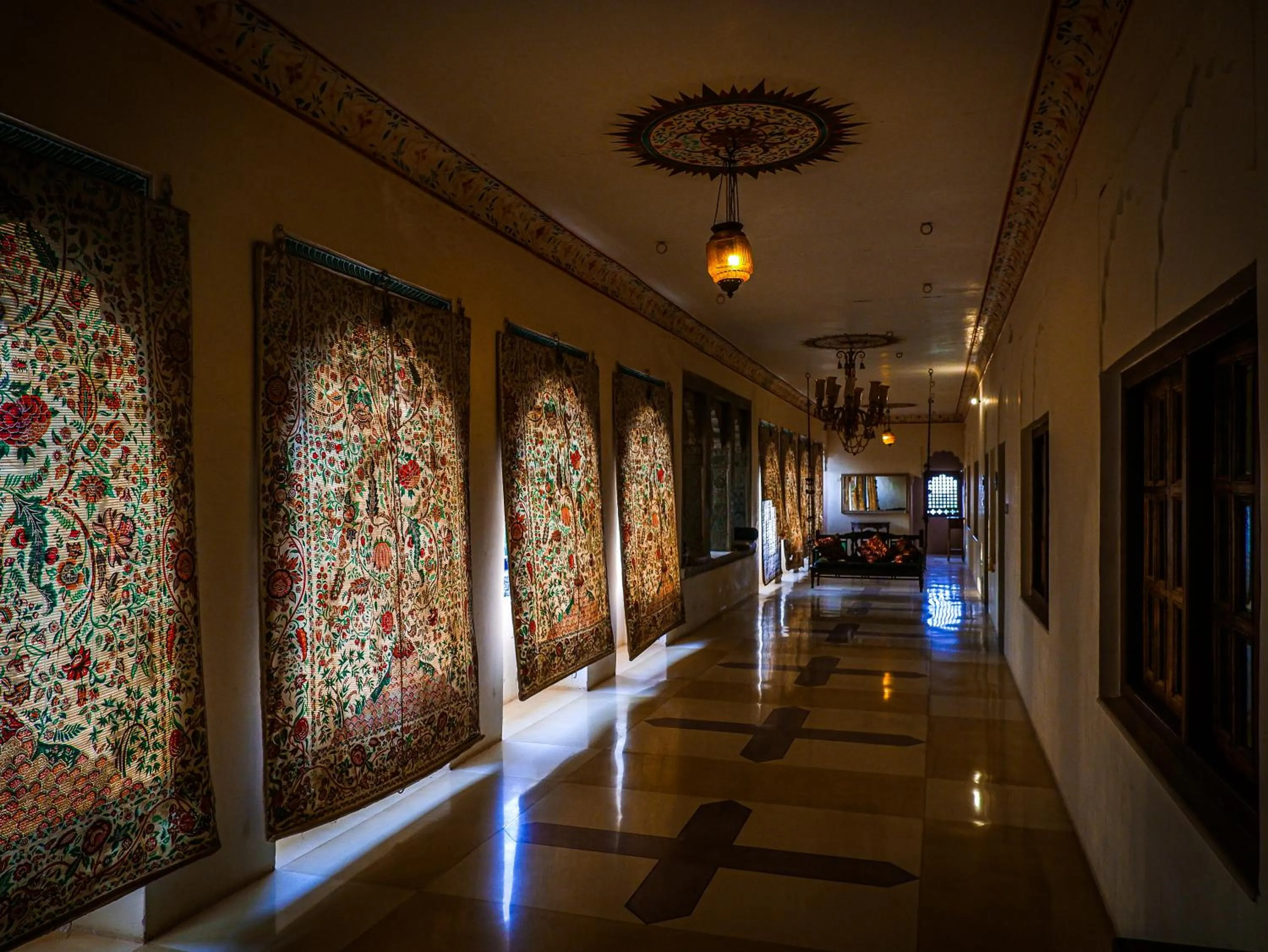 Lobby or reception in Hotel Castle Bijaipur