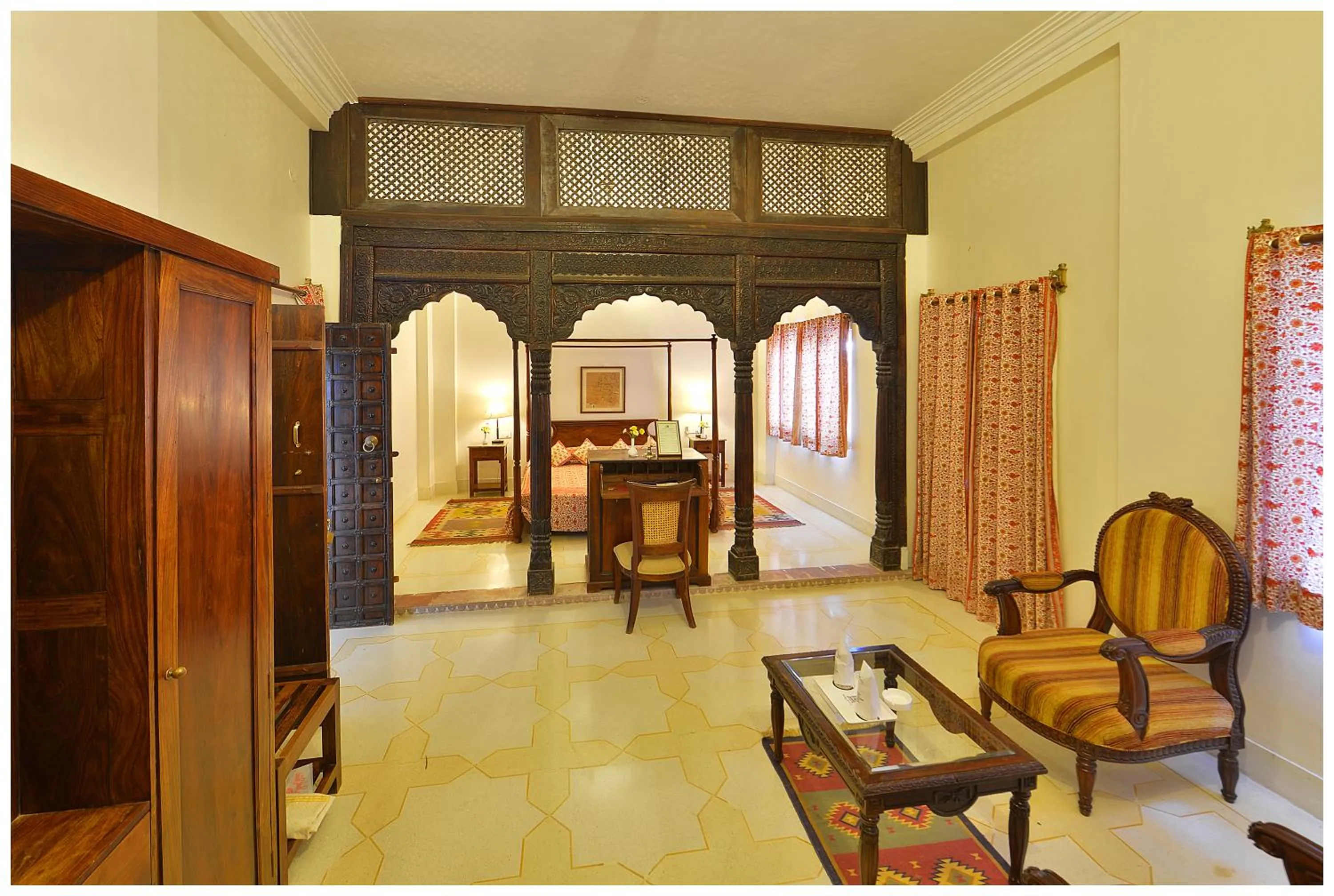 Bedroom in Hotel Castle Bijaipur